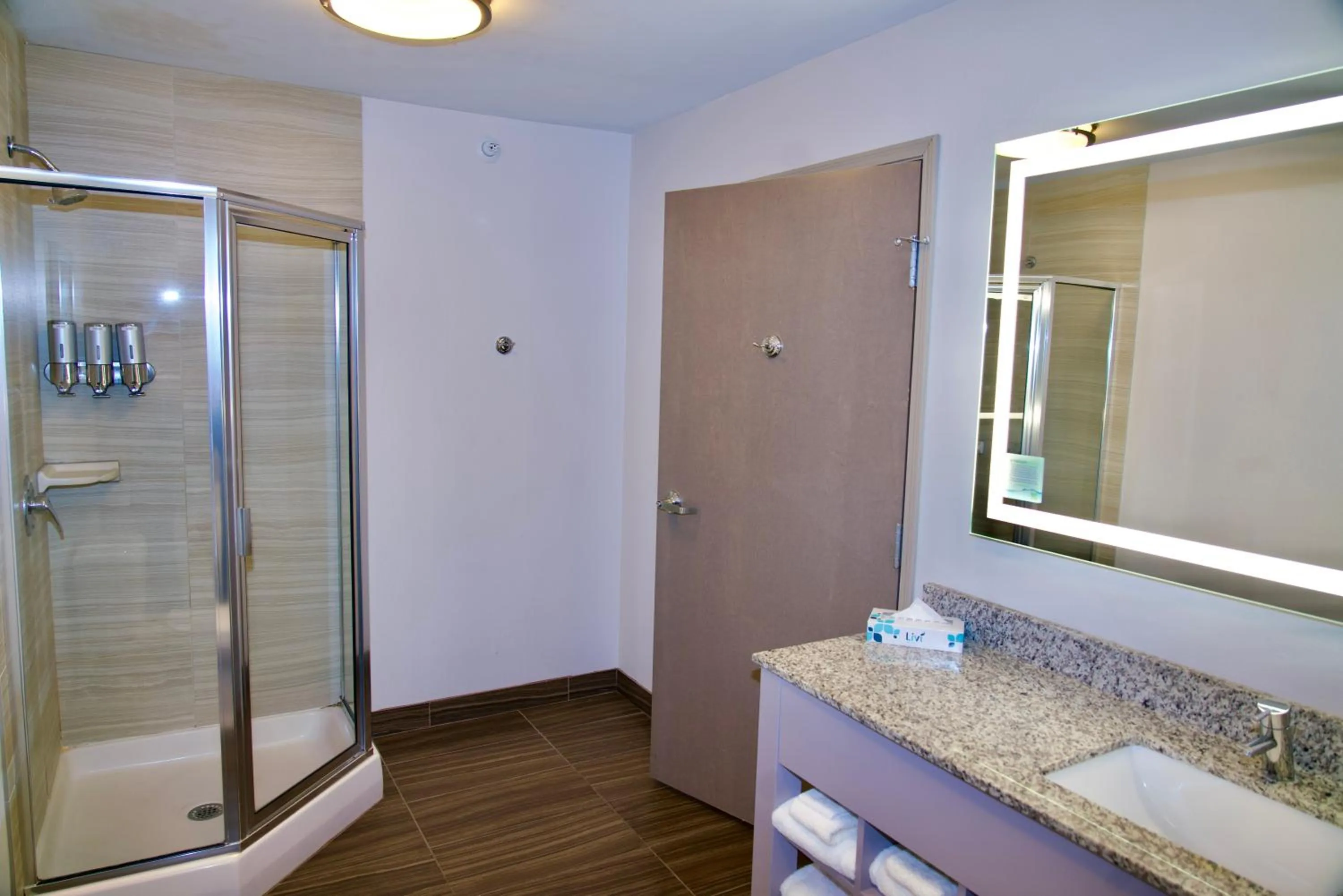 Shower in La Quinta by Wyndham St. Paul-Woodbury