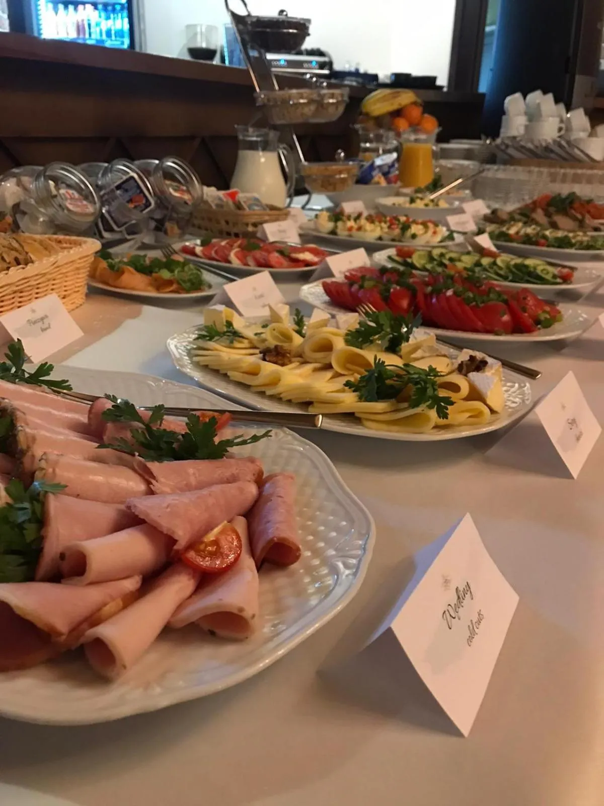 Buffet breakfast in Hotel Dwór Fijewo