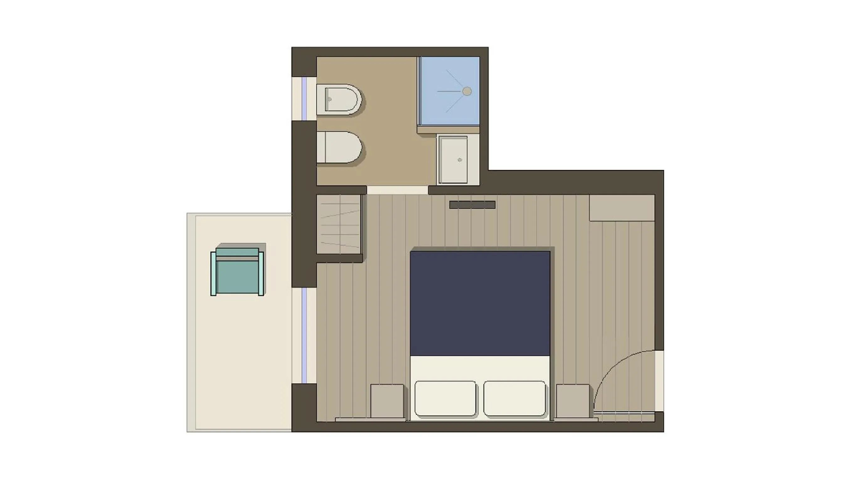 Photo of the whole room in Hotel Sorriso - molto più di una stella