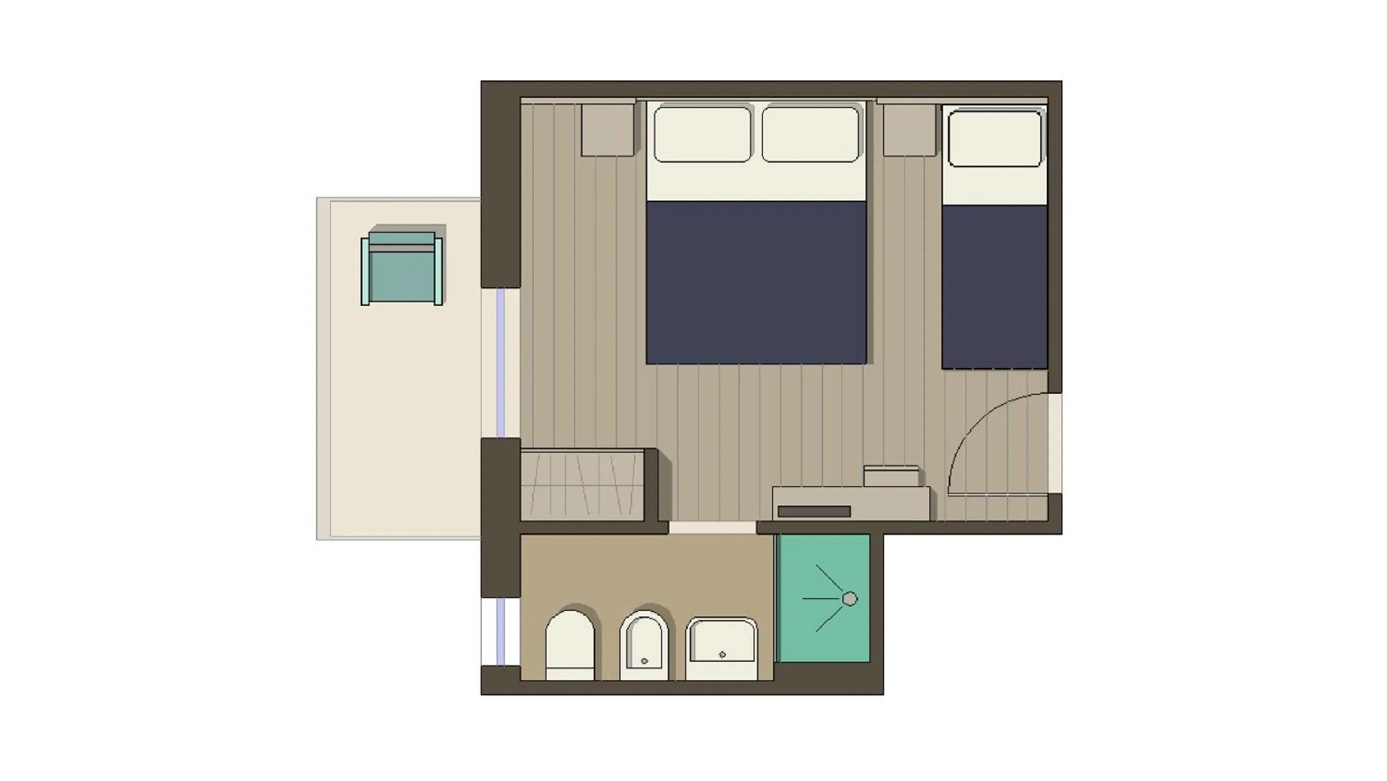 Photo of the whole room in Hotel Sorriso - molto più di una stella