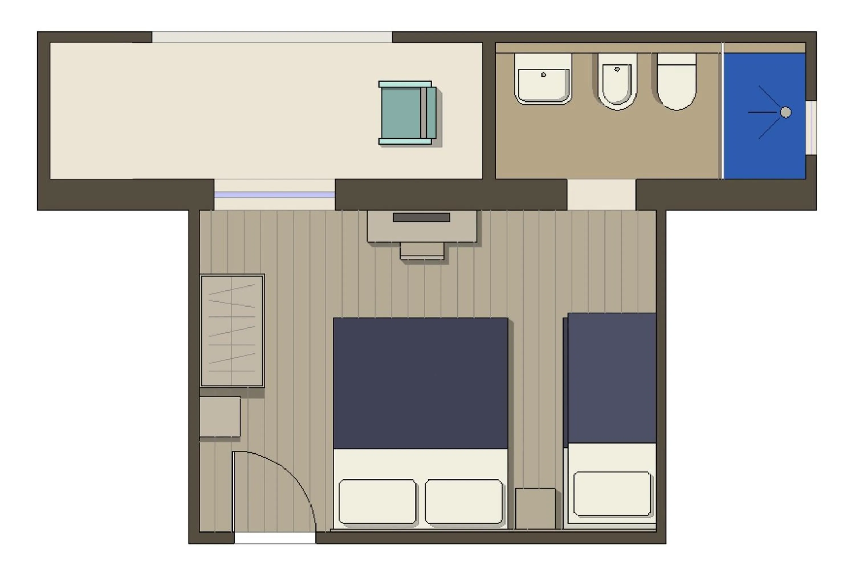 Photo of the whole room in Hotel Sorriso - molto più di una stella