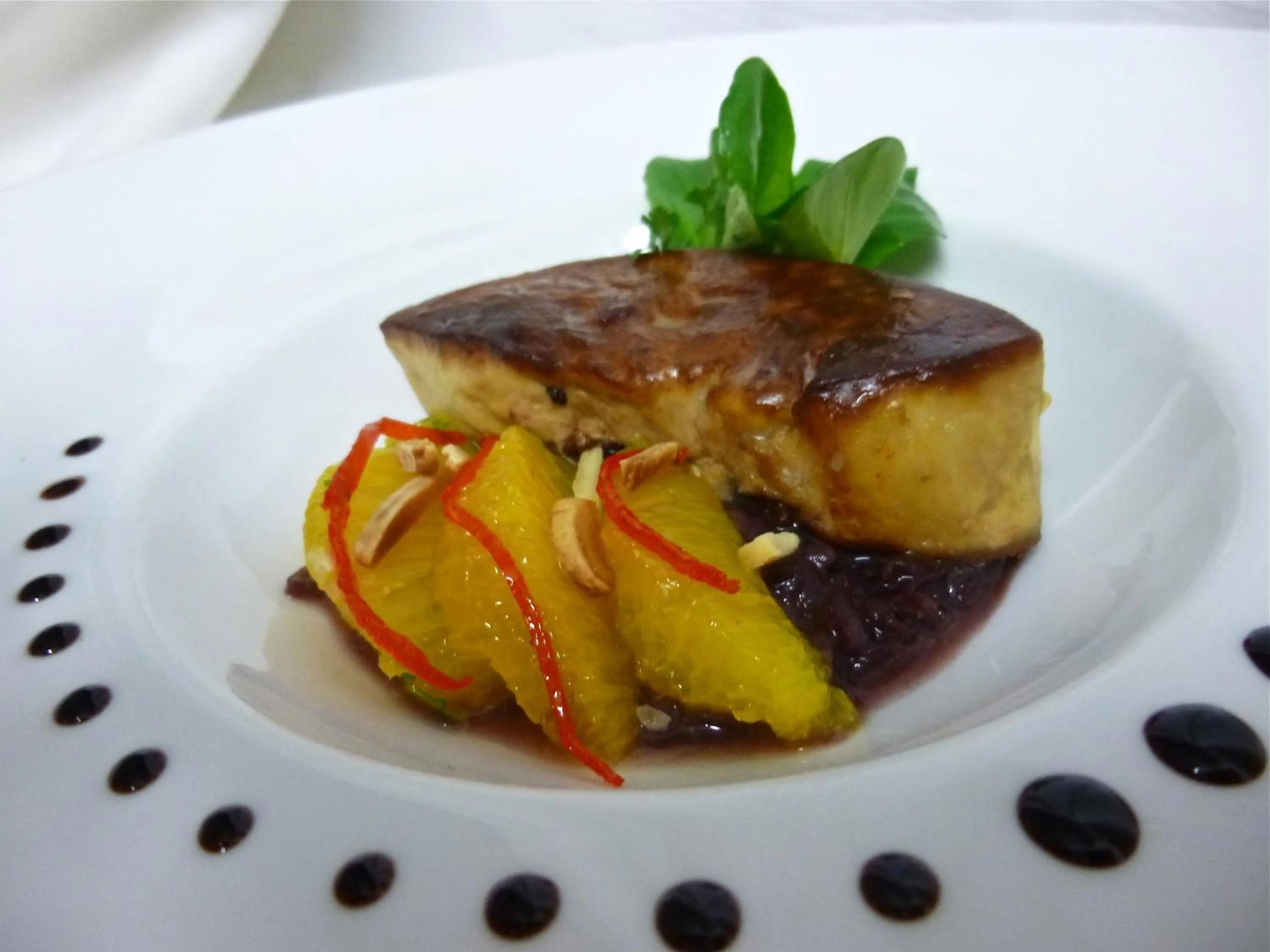 Dinner in Hotel Restaurant Auberge du Barrez Logis