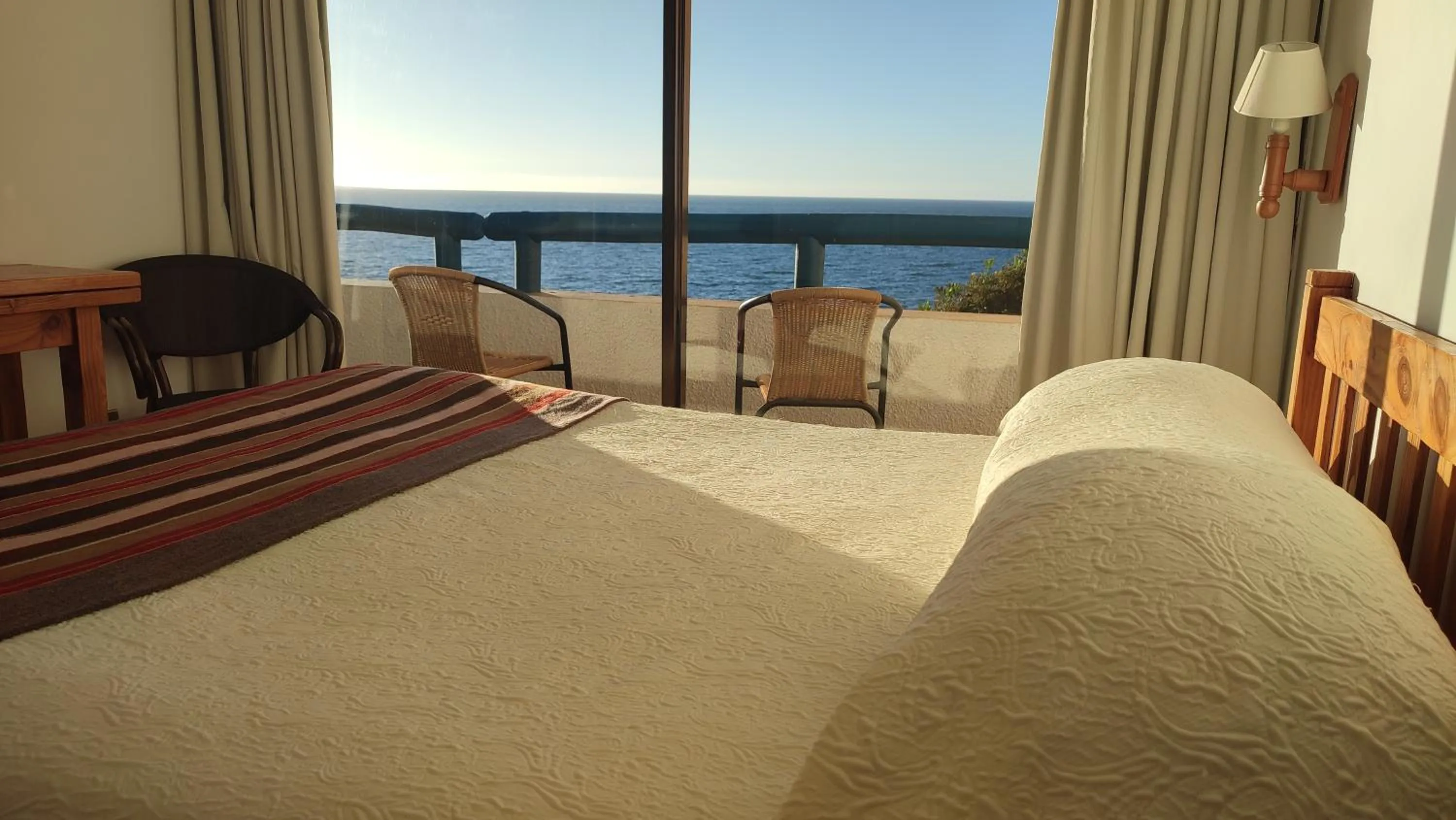 Balcony/Terrace, Bed in Club Playa Blanca