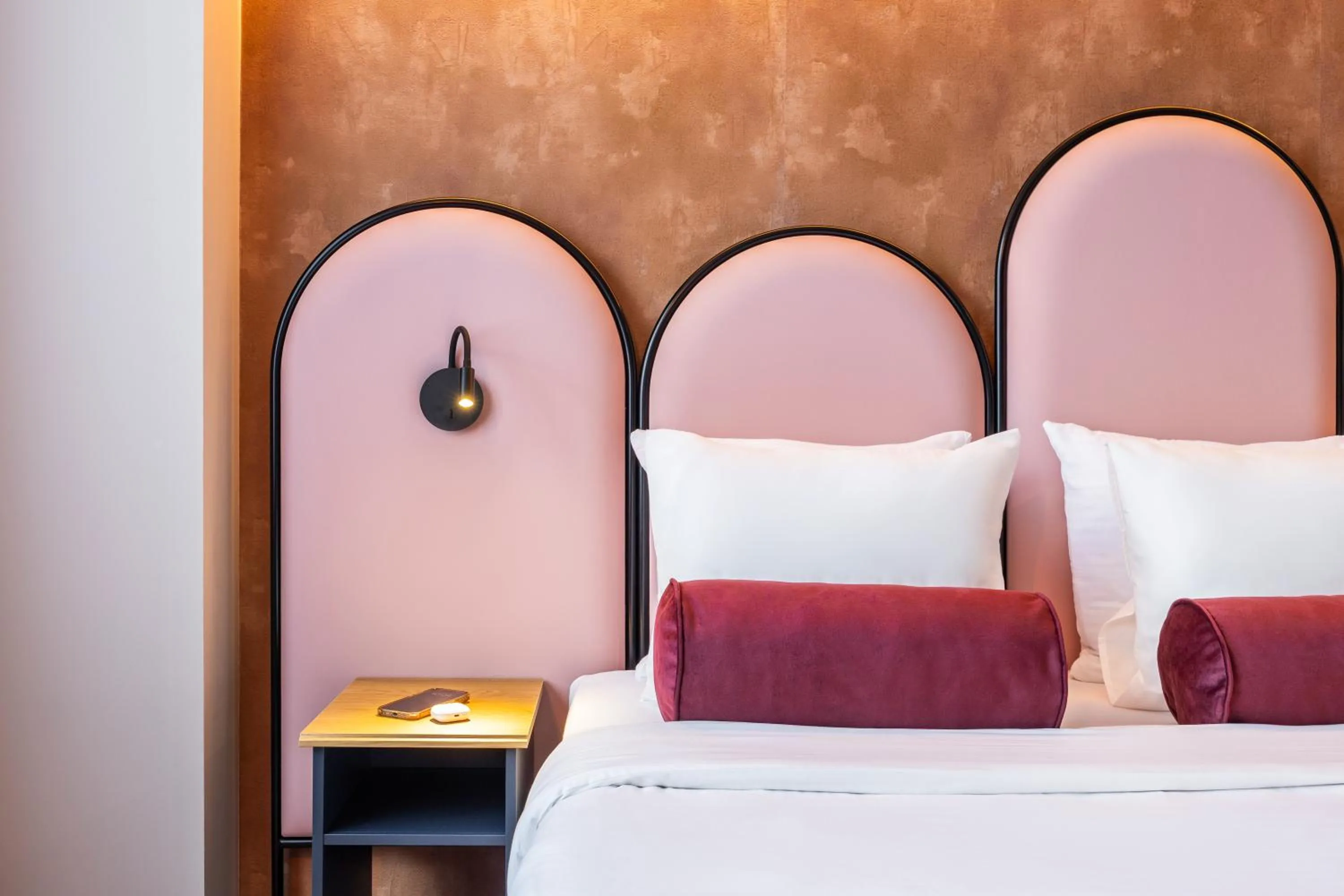 Bed in Hotel des Colonies Brussels by Mercure