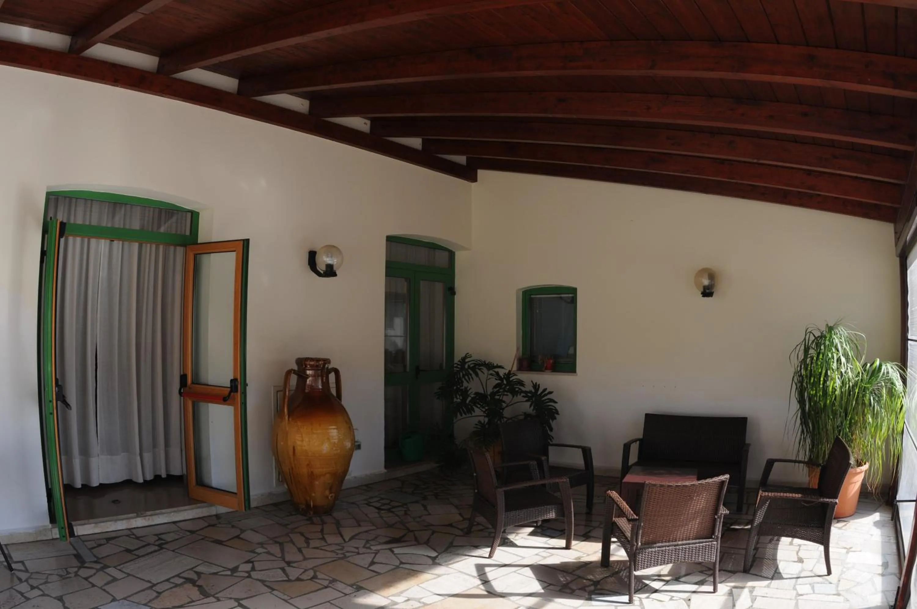 Patio in Hotel Masseria Marziale