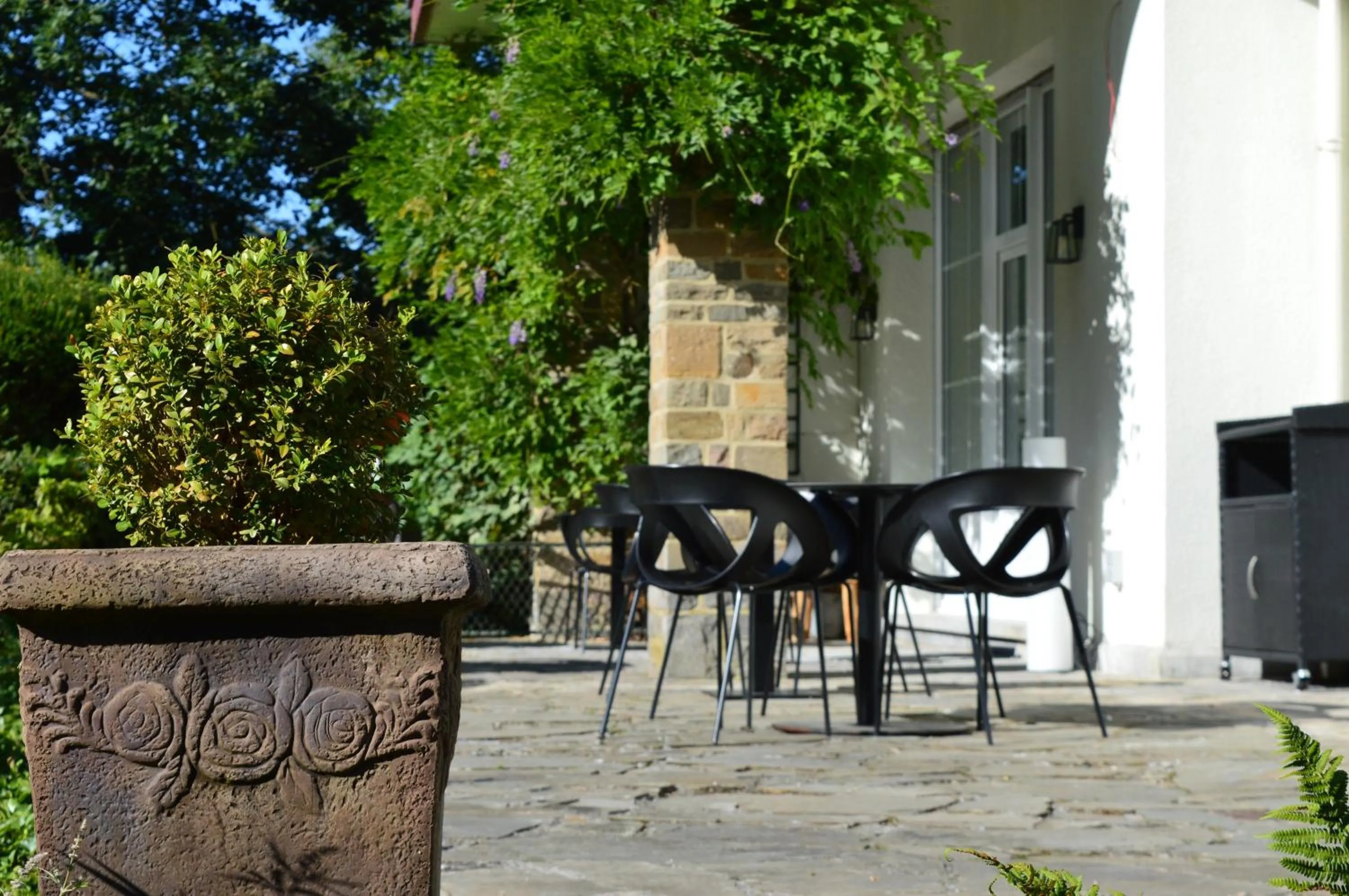 Patio in Hotel La Heid des Pairs