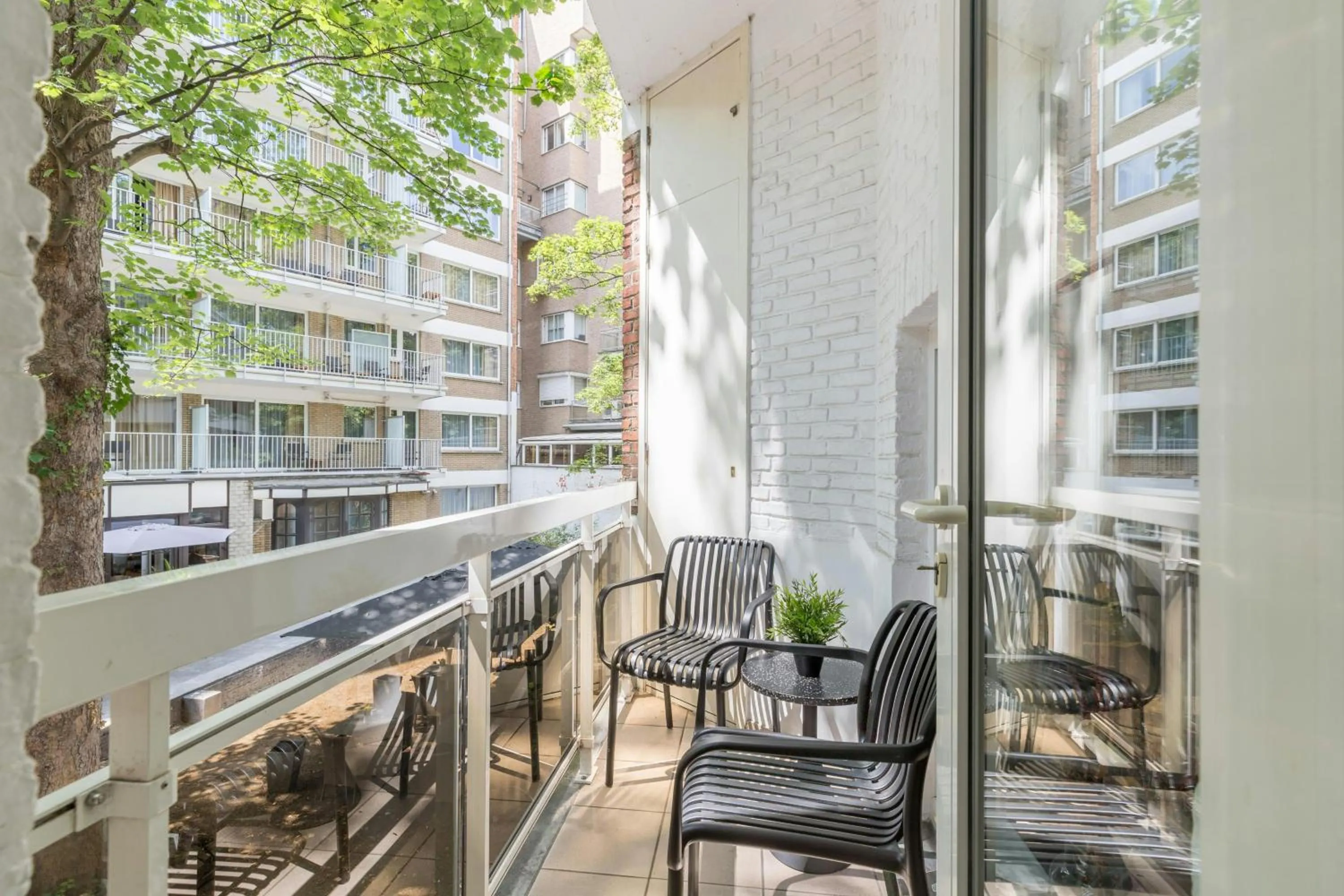 Balcony/Terrace in Leonardo Hotel Antwerp The Plaza