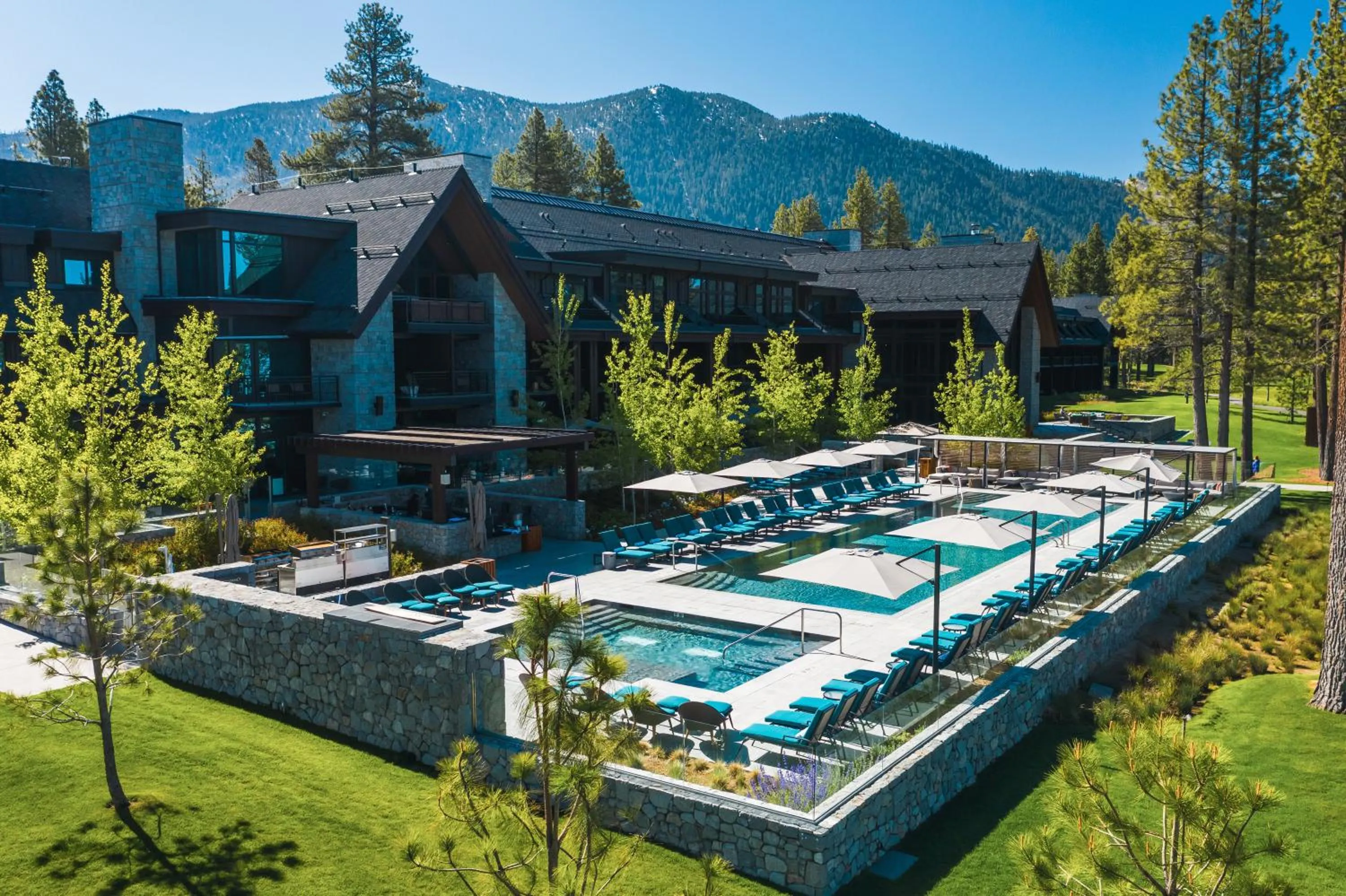 Bird's eye view in Edgewood Tahoe Resort