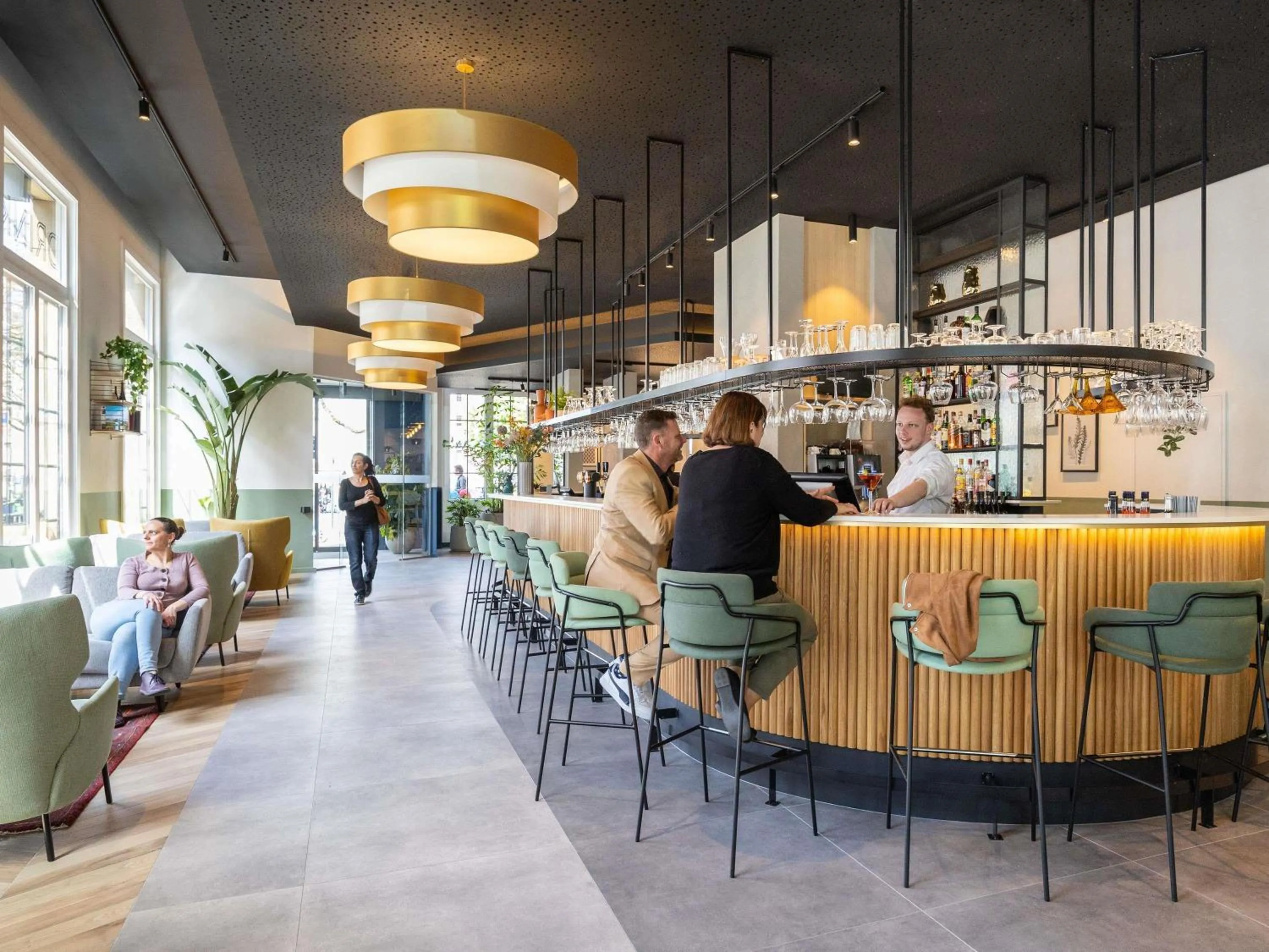 Lounge or bar in Hotel Novotel Brussels Off Grand Place