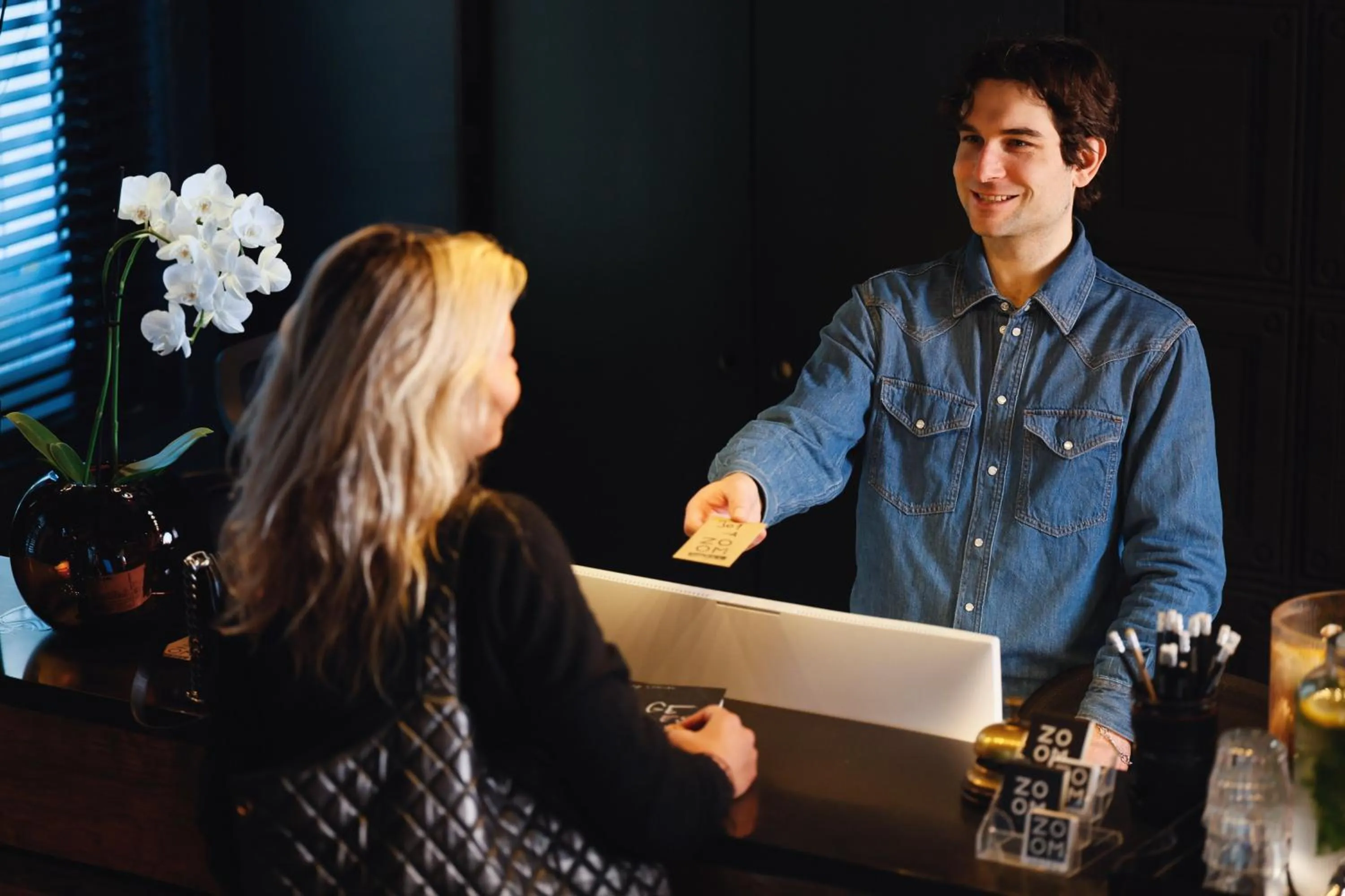Lobby or reception in Zoom Hotel
