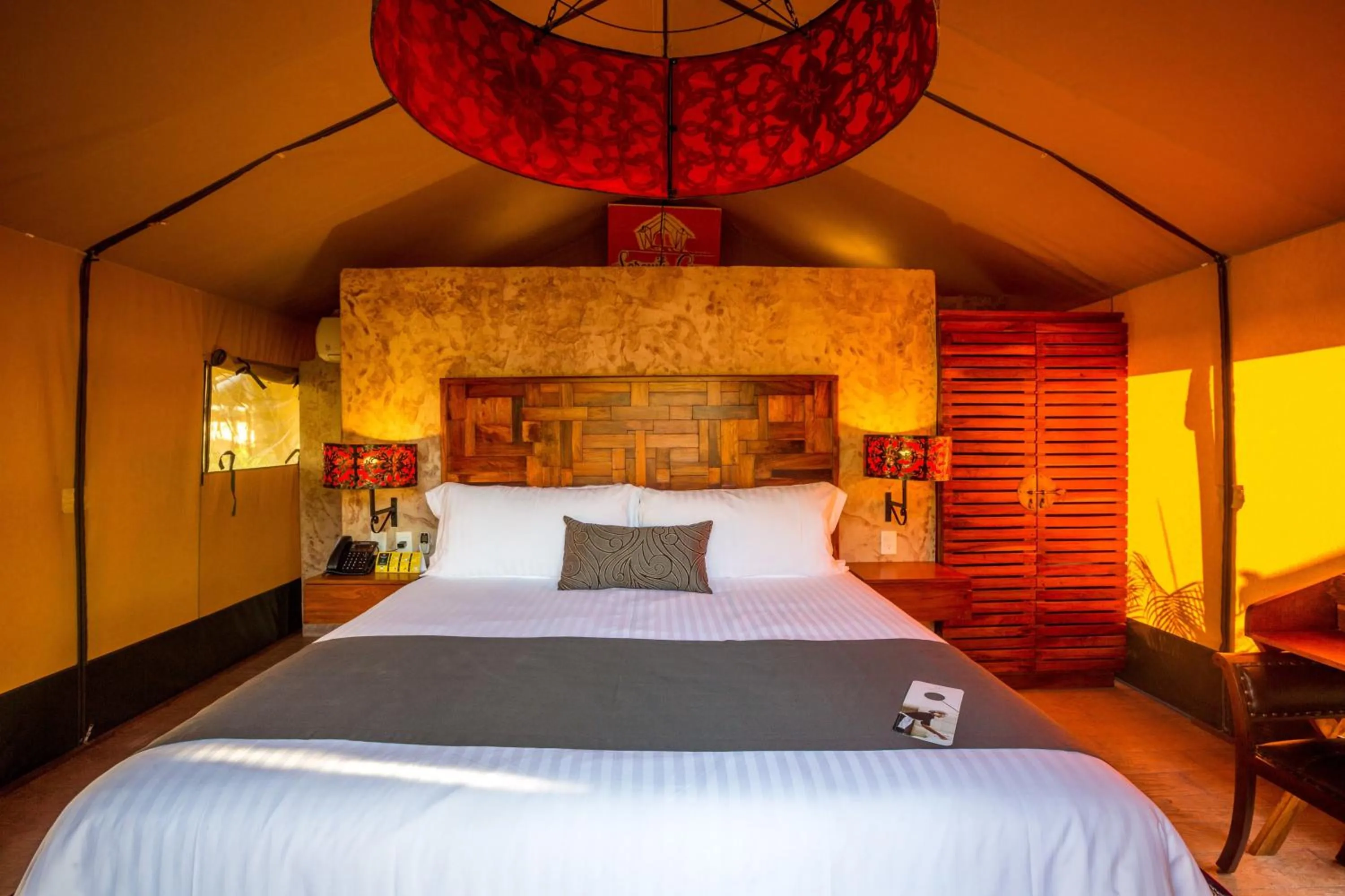 Bed in Serenity Authentic Glamping Tulum