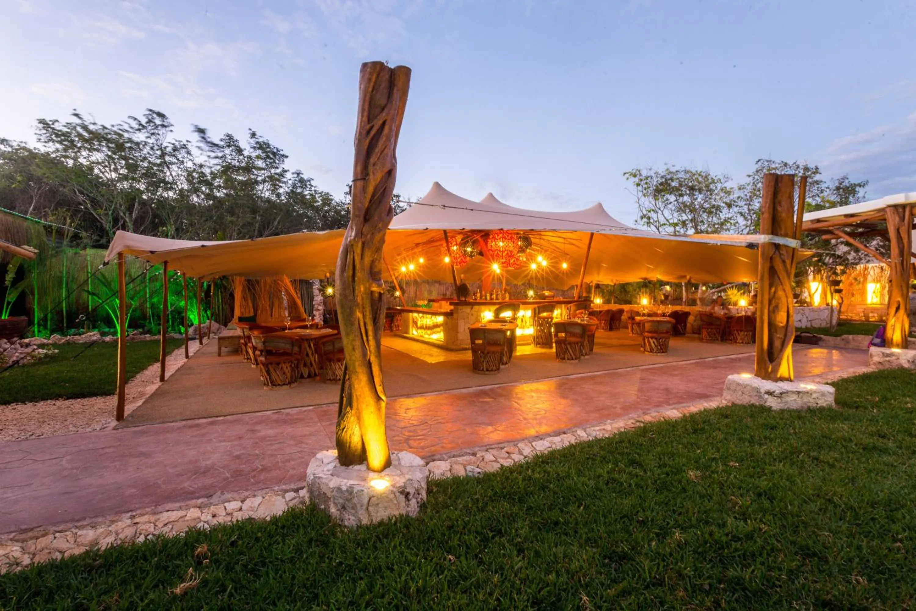 Lounge or bar in Serenity Authentic Glamping Tulum