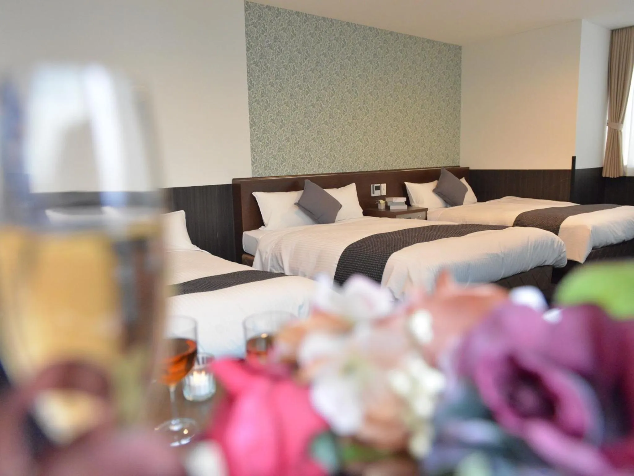 Photo of the whole room, Bed in Hotel New Gaea Domemae