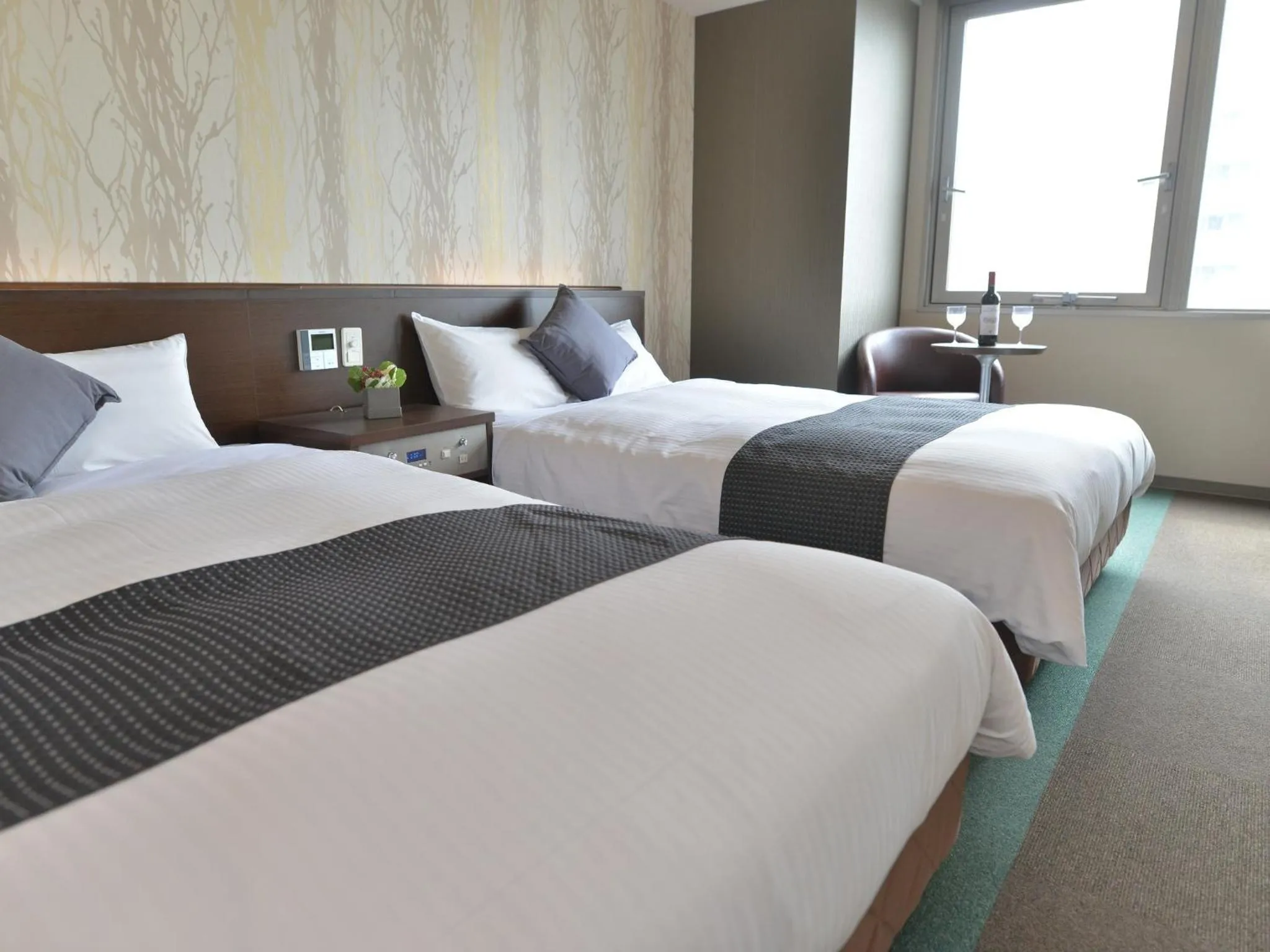 Photo of the whole room, Bed in Hotel New Gaea Domemae