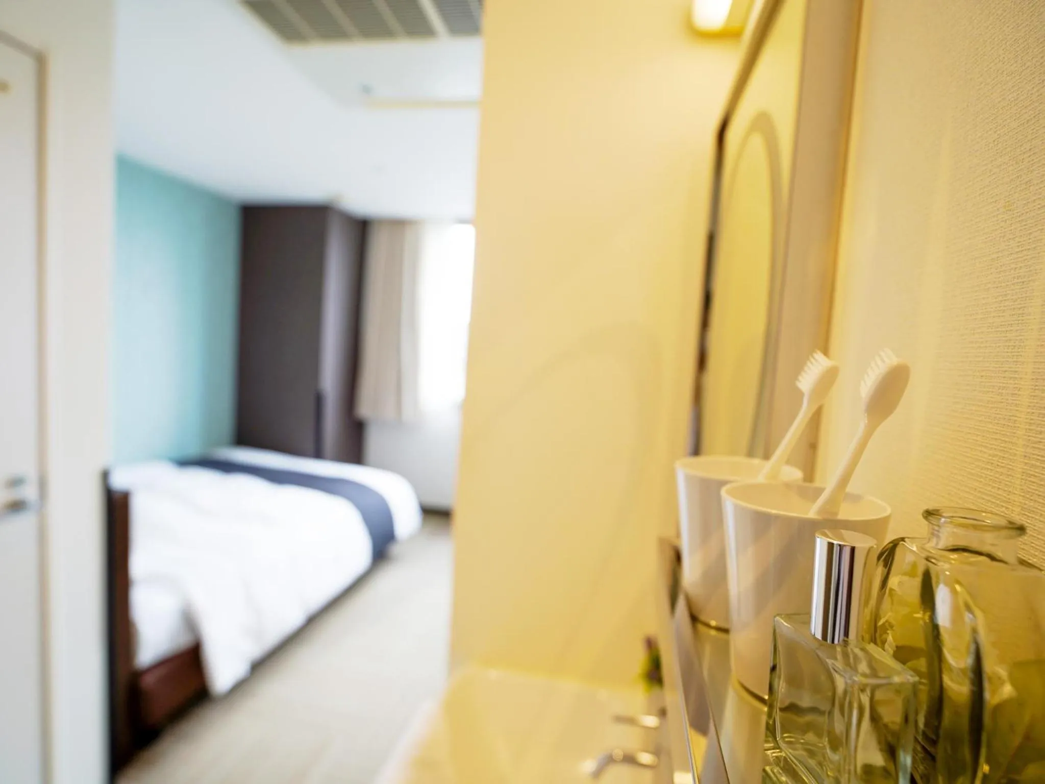 Photo of the whole room, Bed in Hotel New Gaea Domemae