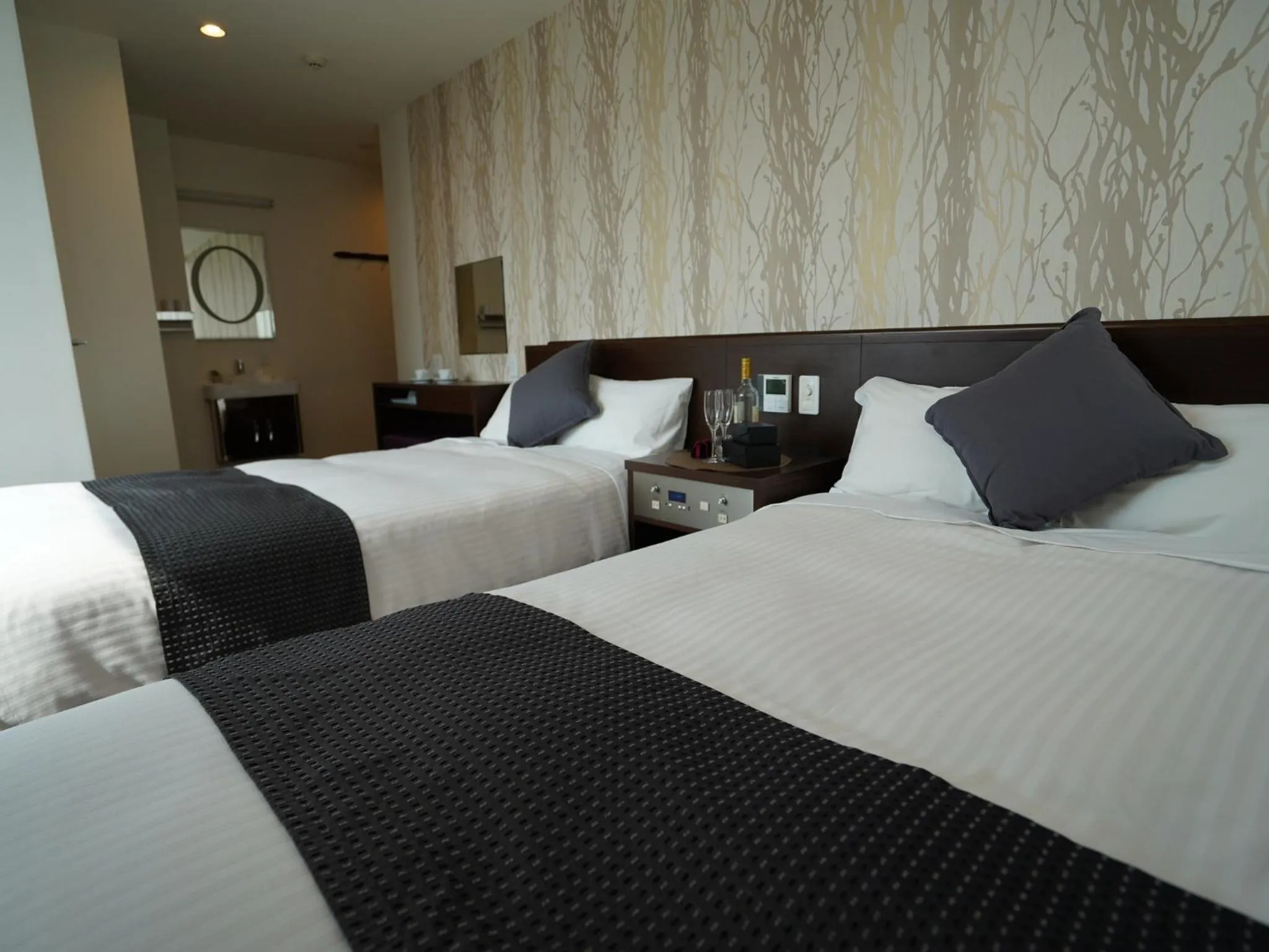 Photo of the whole room, Bed in Hotel New Gaea Domemae