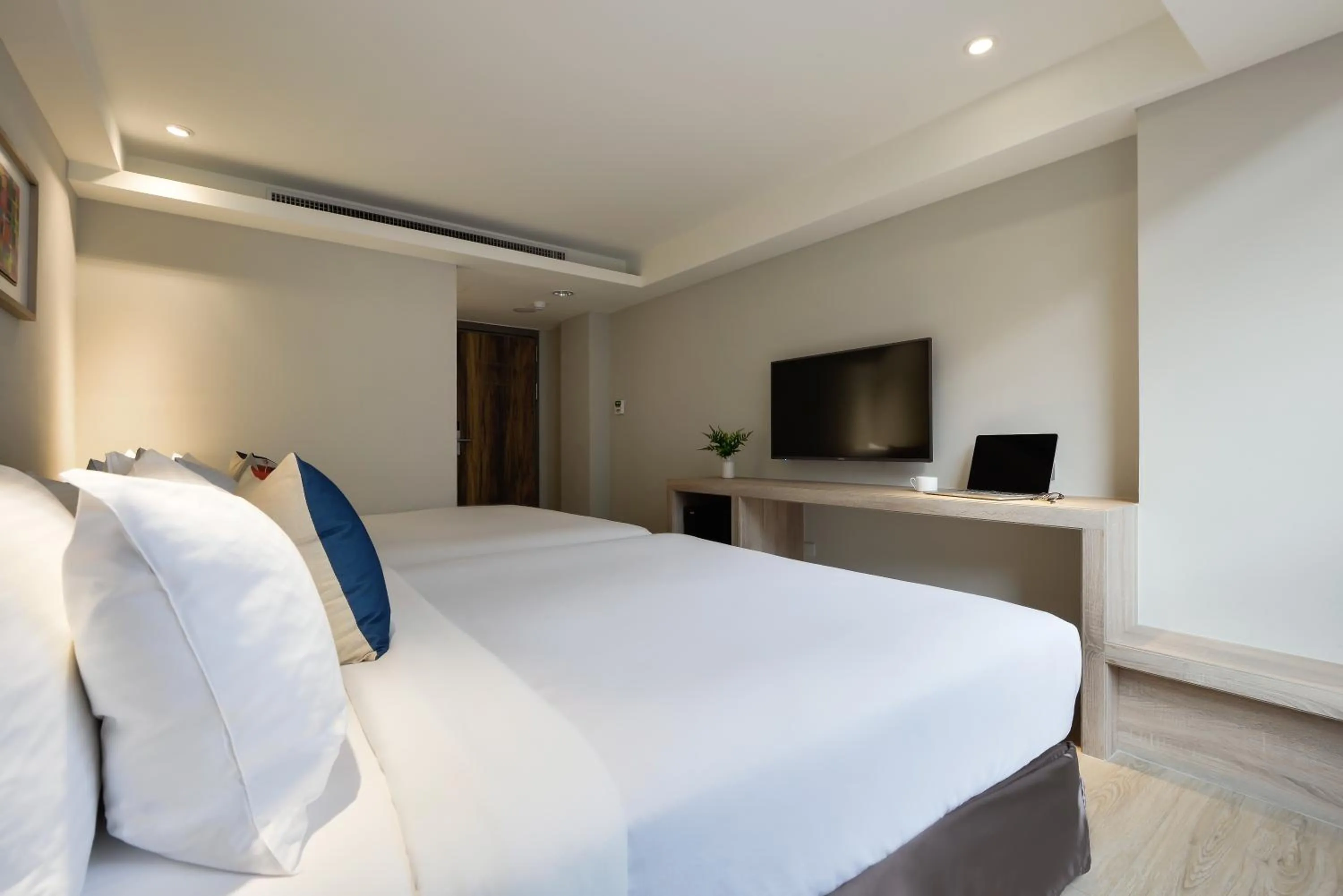 Bed in Taichung Amour Hotel