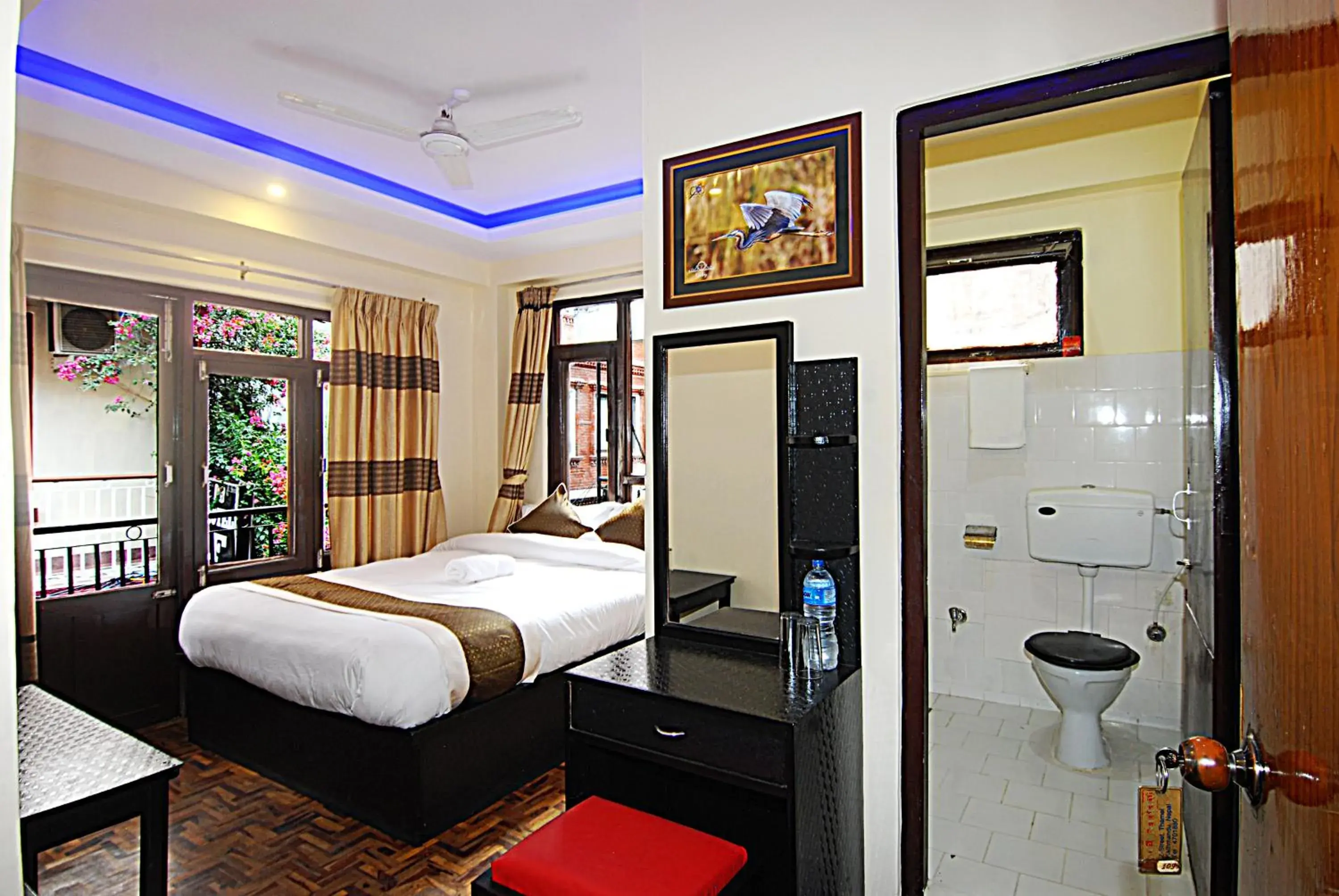 Deluxe Single Room with Balcony - single occupancy in Hotel Gallery Nepal Deluxe Single Room with Balcony - single occupancy in Hotel Gallery Nepal