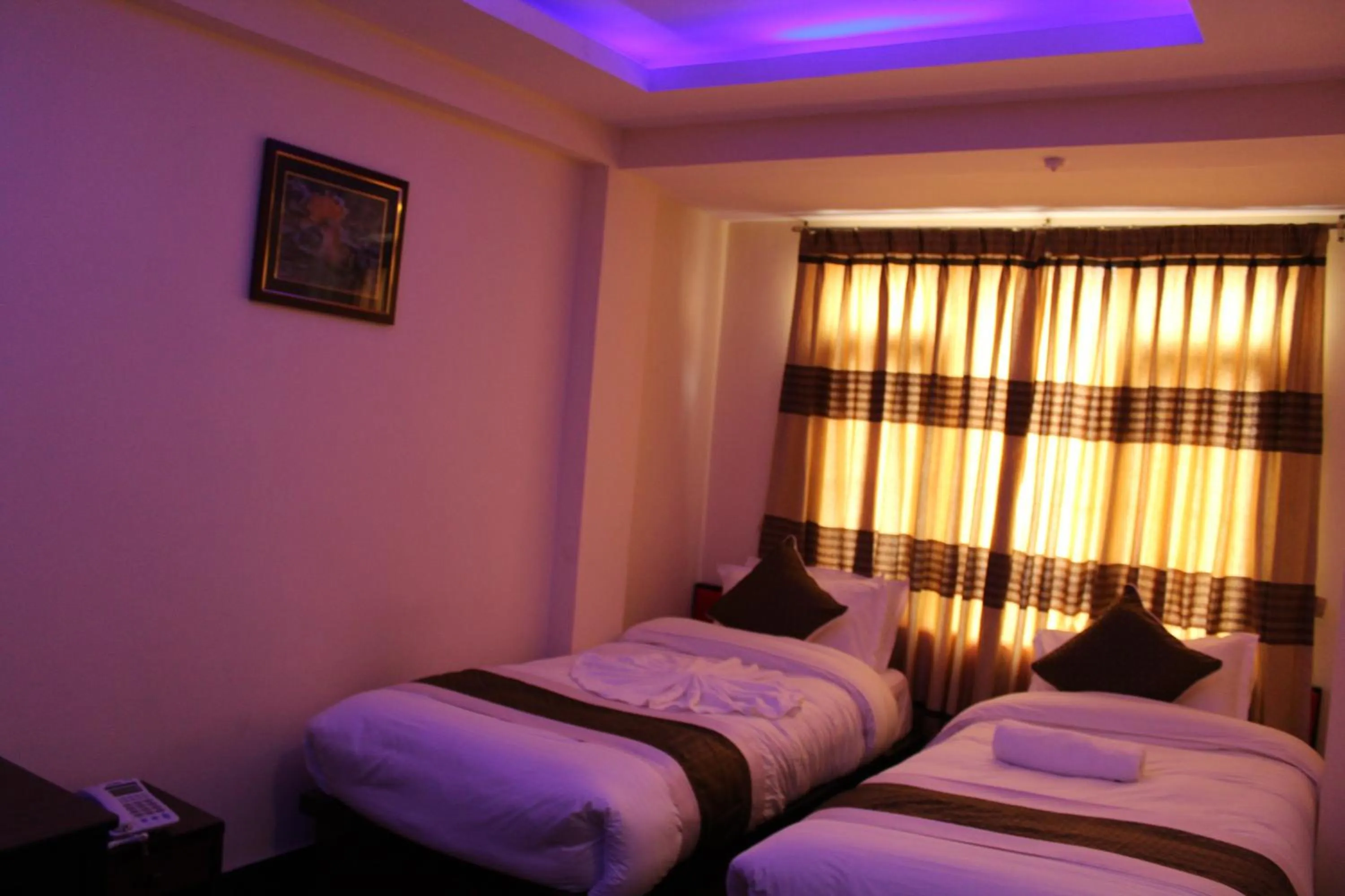 Bed in Hotel Gallery Nepal