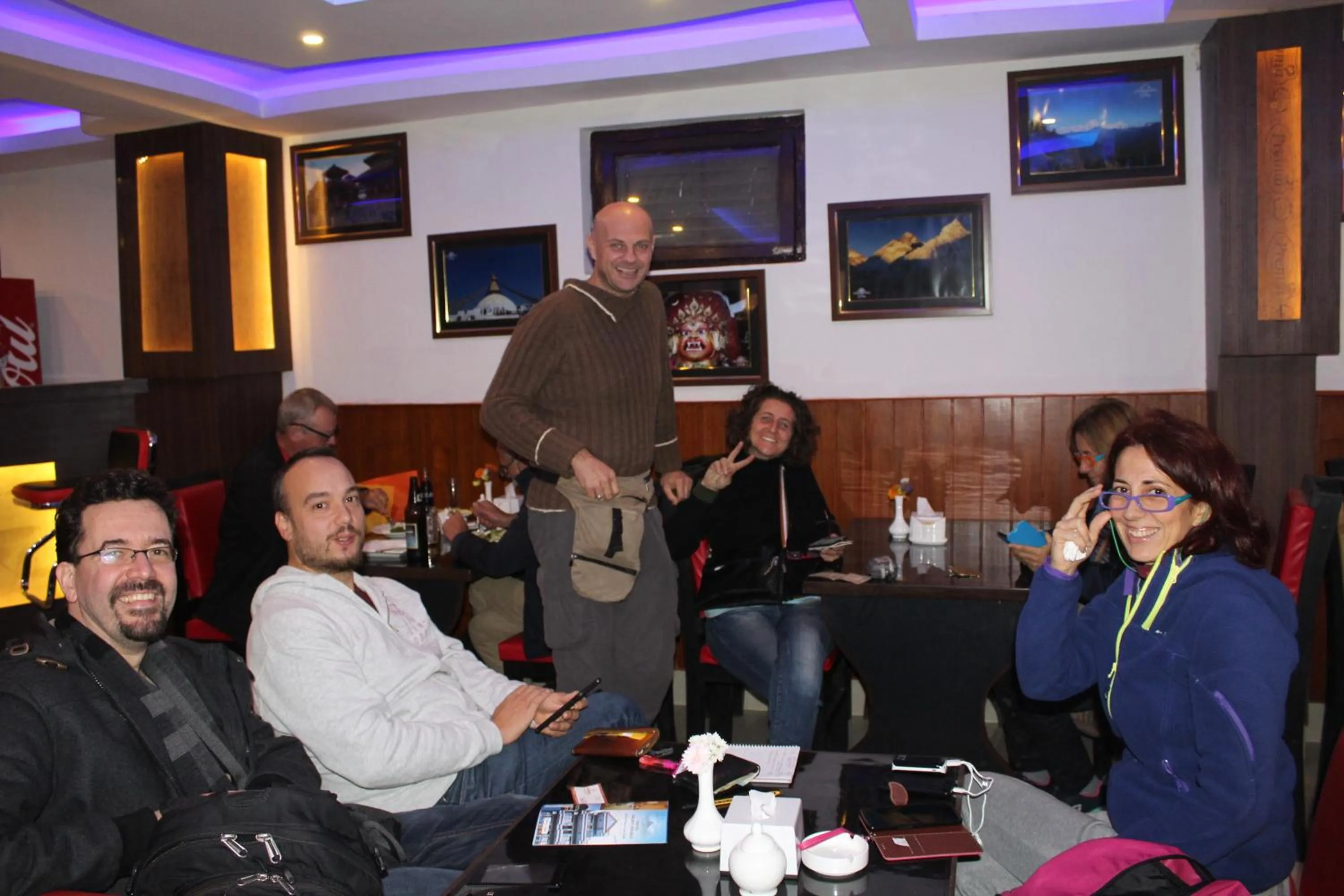 group of guests in Hotel Gallery Nepal