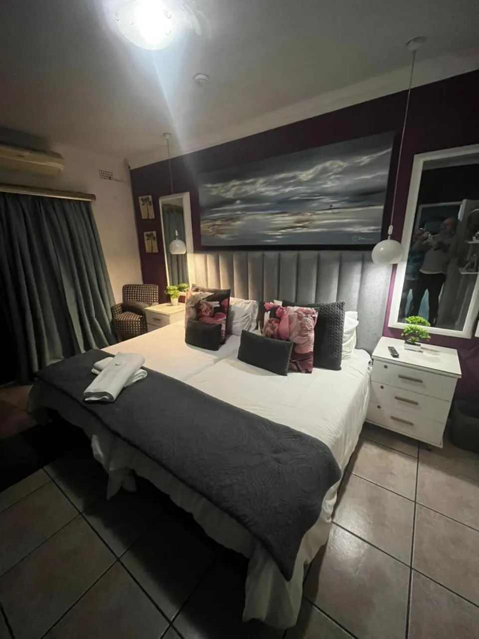 Bed in Mitchell's Guesthouse