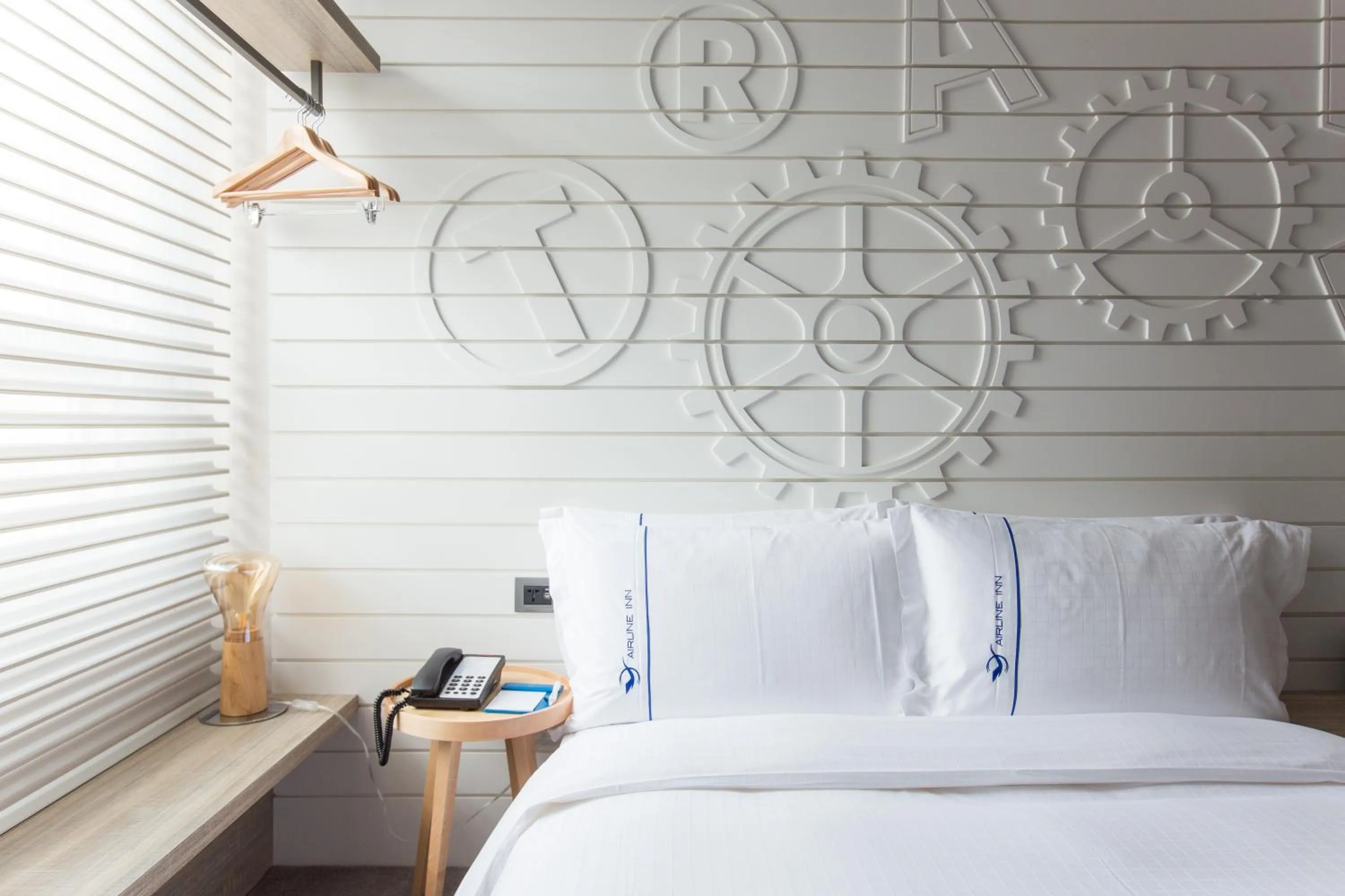 Photo of the whole room, Bed in Airline Inn - Kaohsiung Station