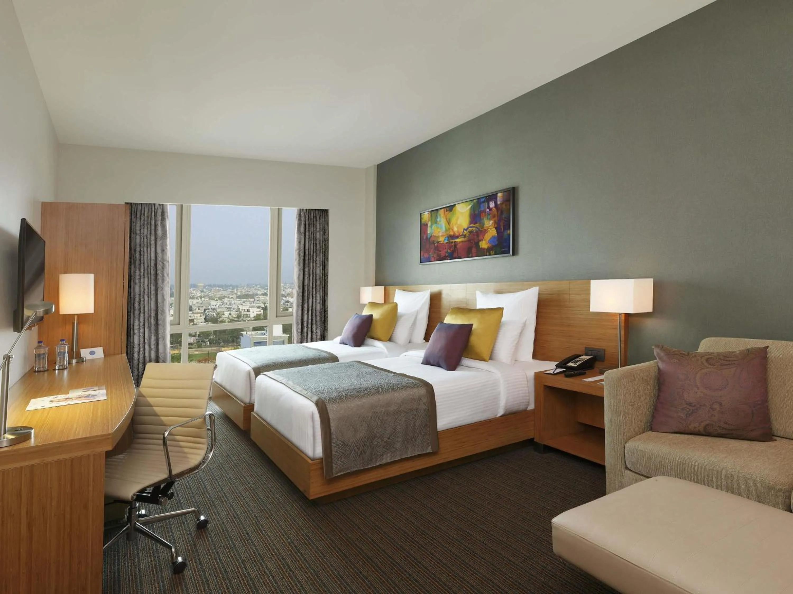 Bedroom, Bed in Novotel Lucknow Gomti Nagar