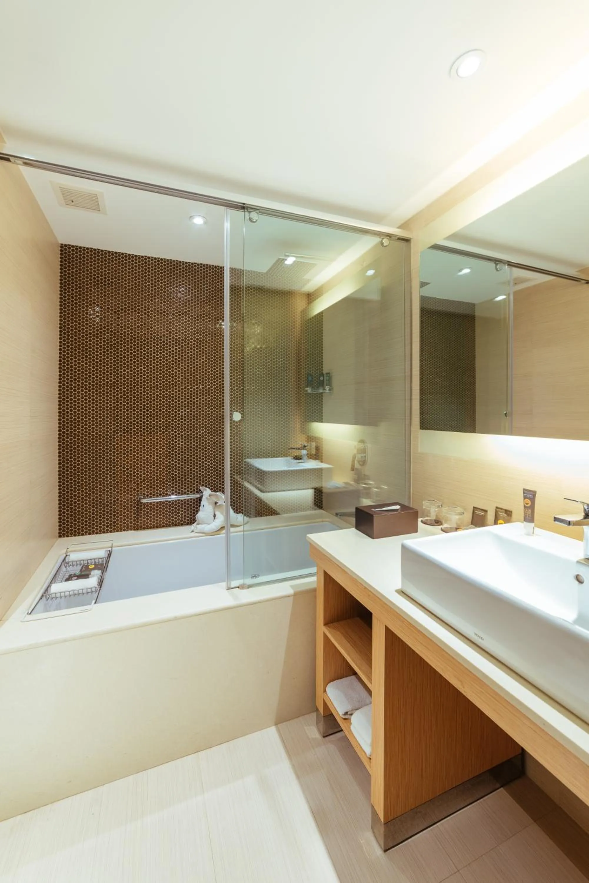 Toilet in Novotel Lucknow Gomti Nagar