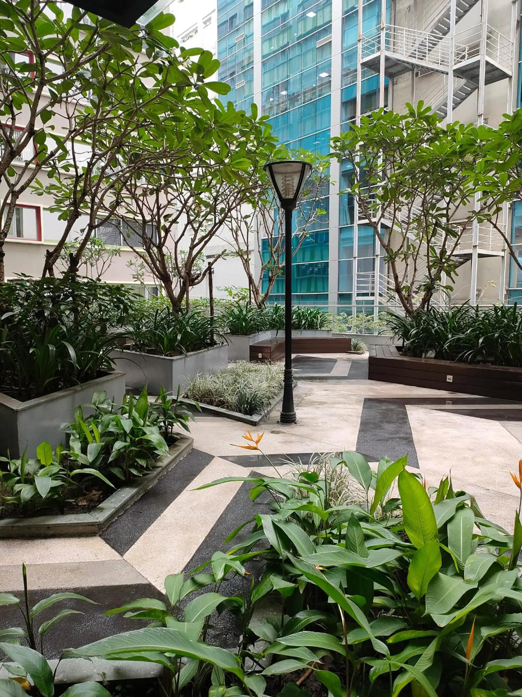 Garden view in Ibis Saigon Airport