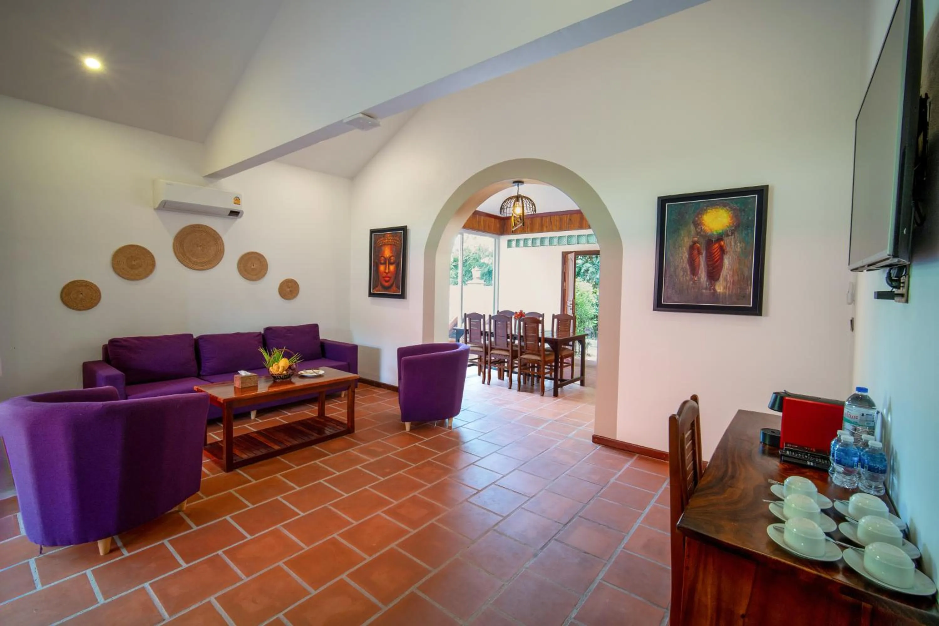 Living room in Authentic Khmer Village Resort