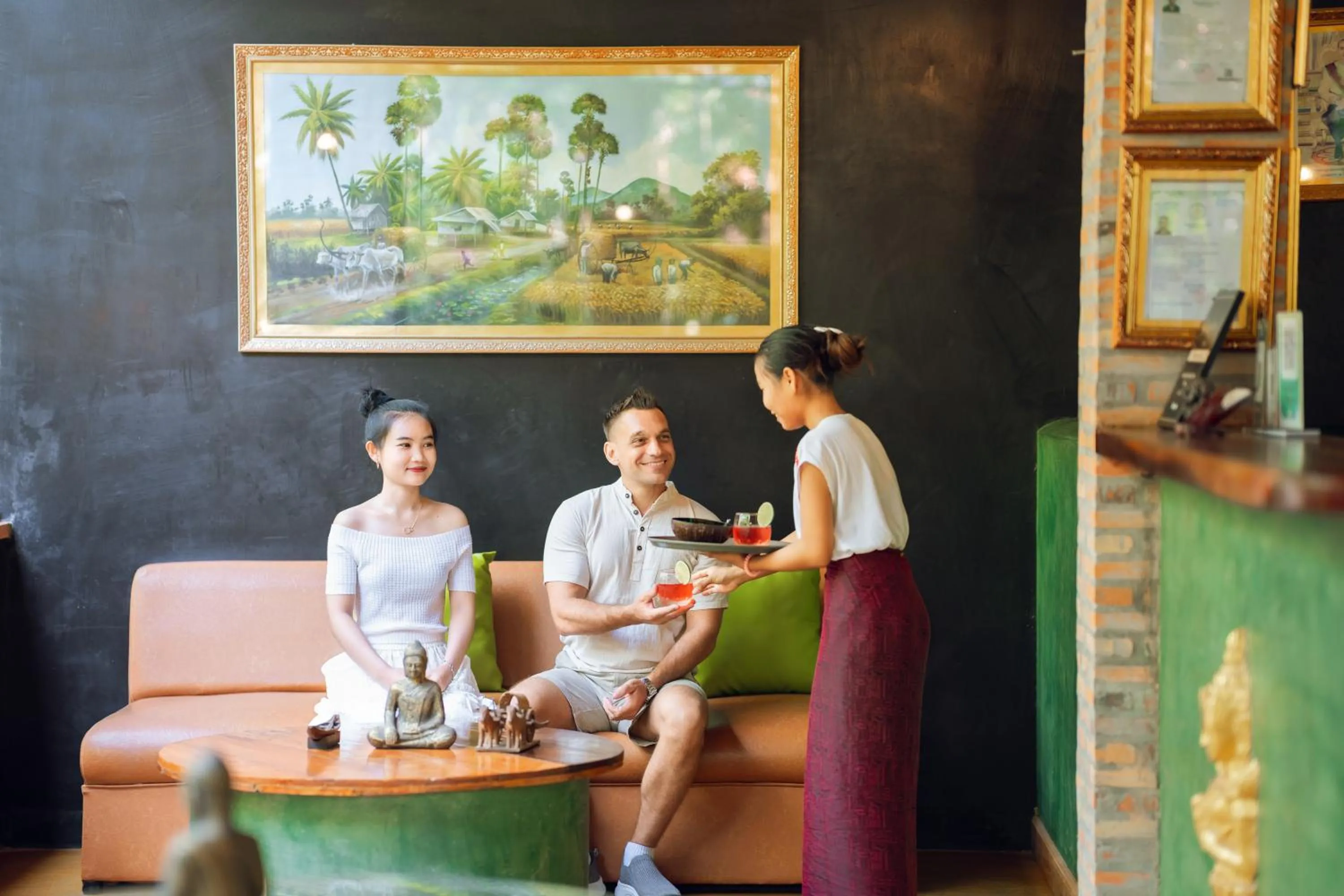 Lobby or reception in Authentic Khmer Village Resort