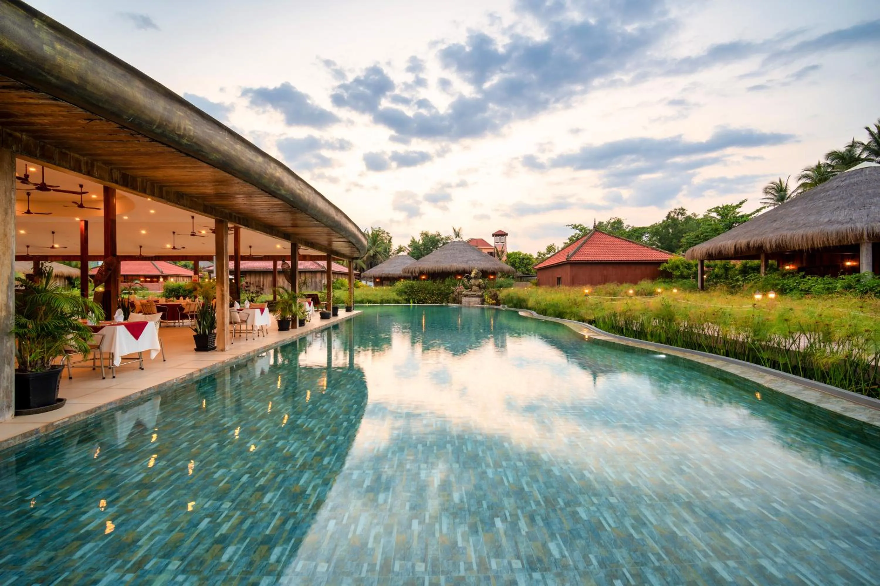 Swimming pool in Authentic Khmer Village Resort