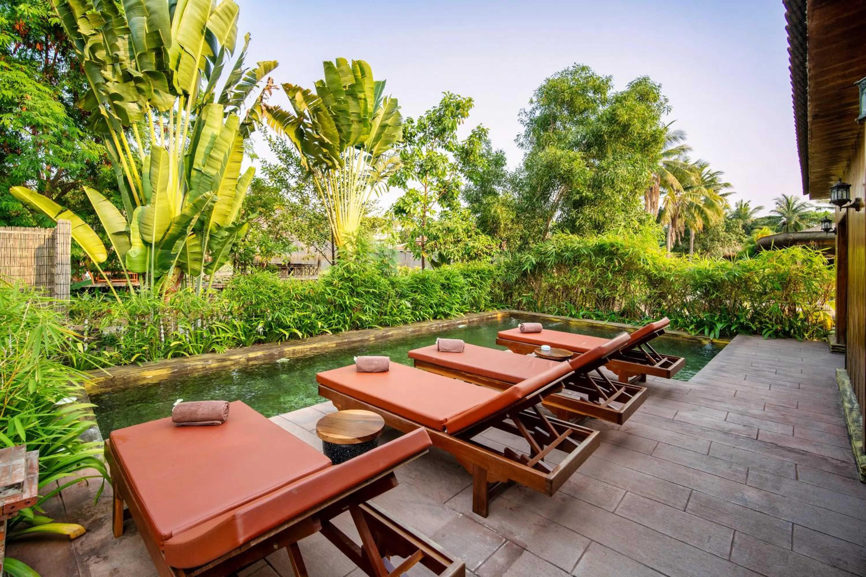 Swimming pool in Authentic Khmer Village Resort