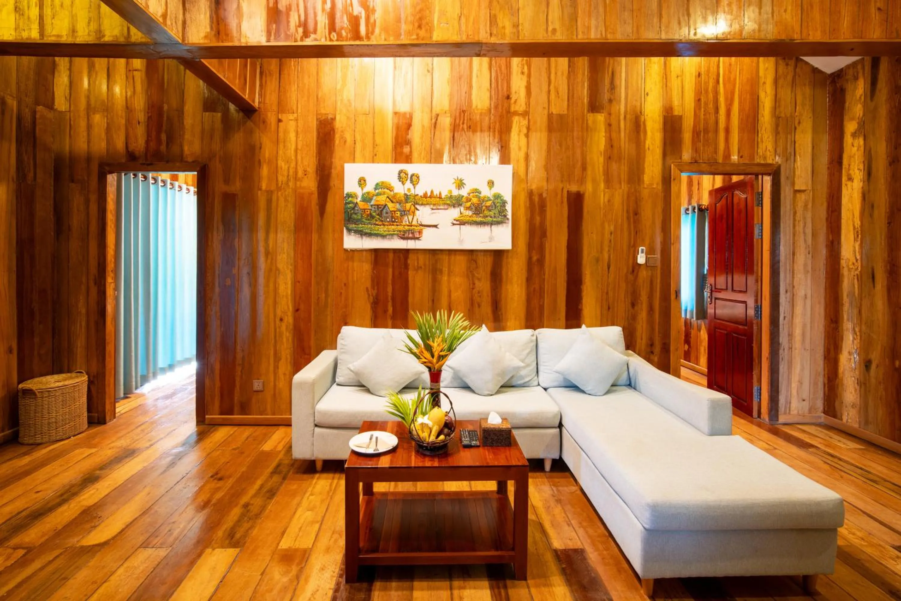 Living room in Authentic Khmer Village Resort