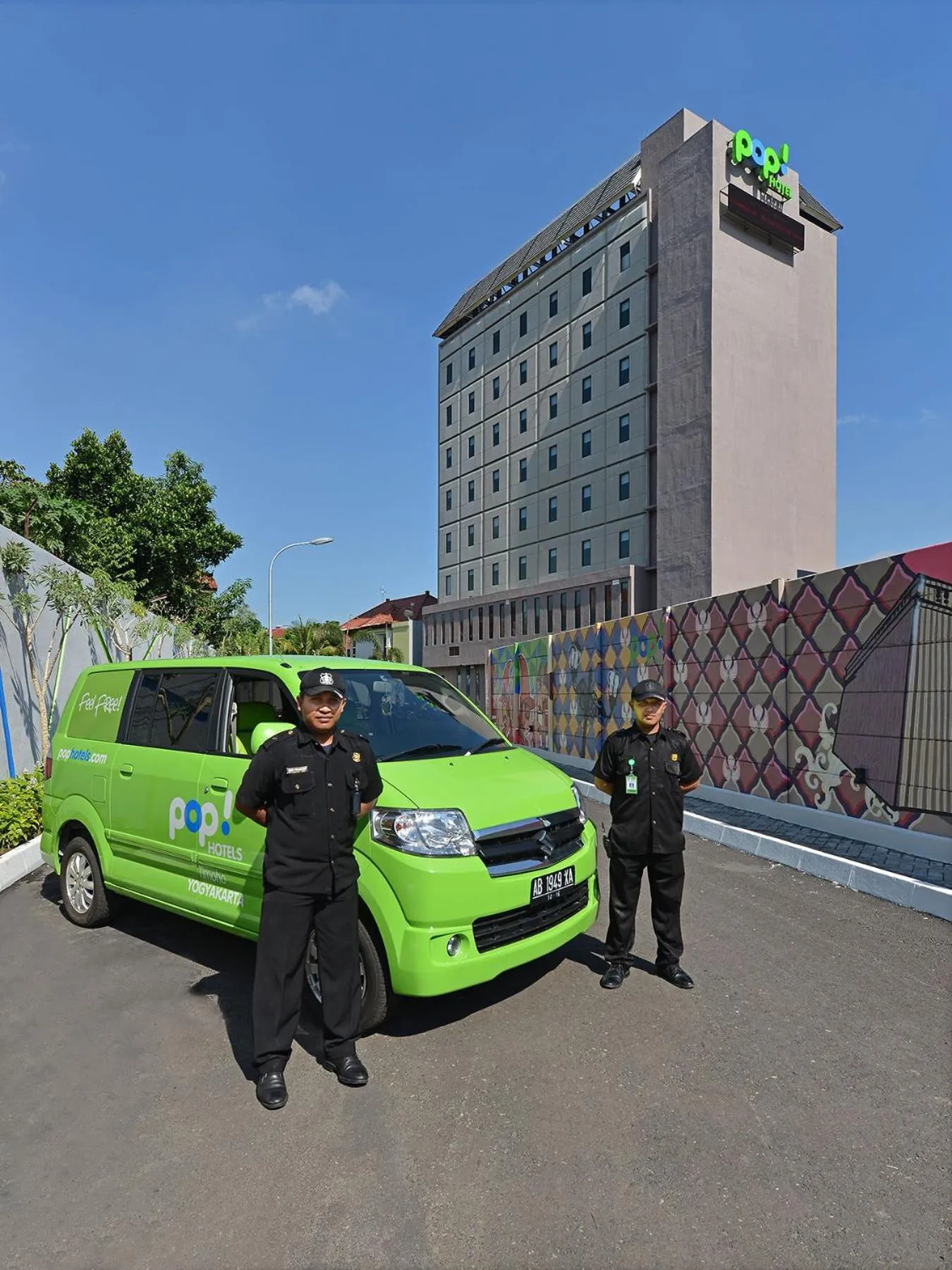 Property building in POP! Hotel Timoho Yogyakarta