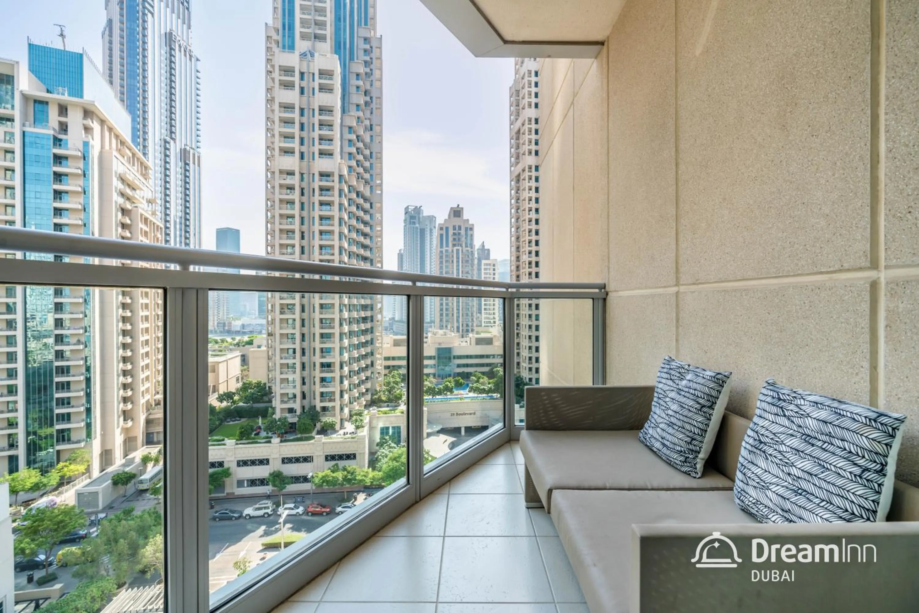Balcony/Terrace in Dream Inn Apartments - Burj Residences Burj Khalifa View