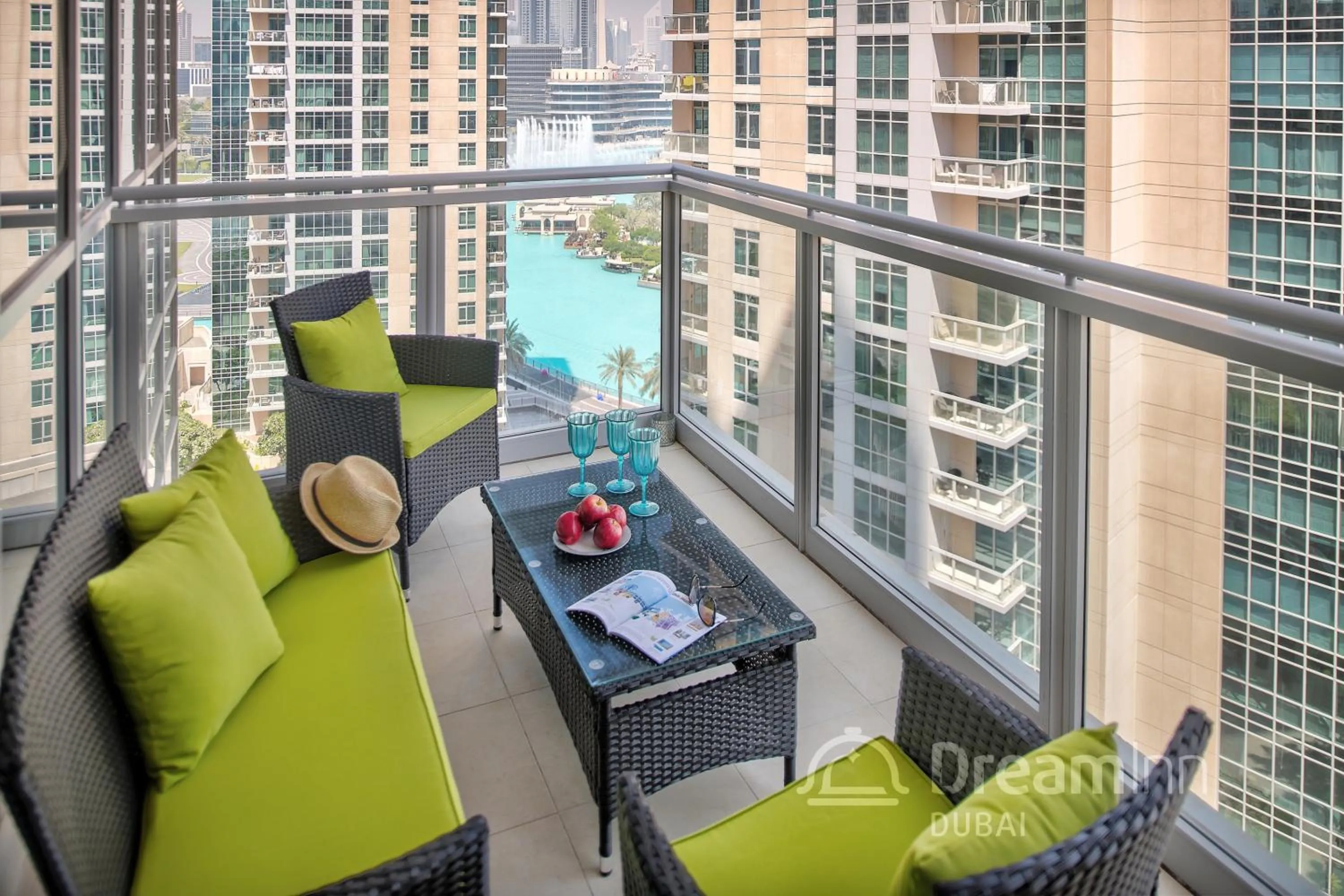 Balcony/Terrace in Dream Inn Apartments - Burj Residences Burj Khalifa View