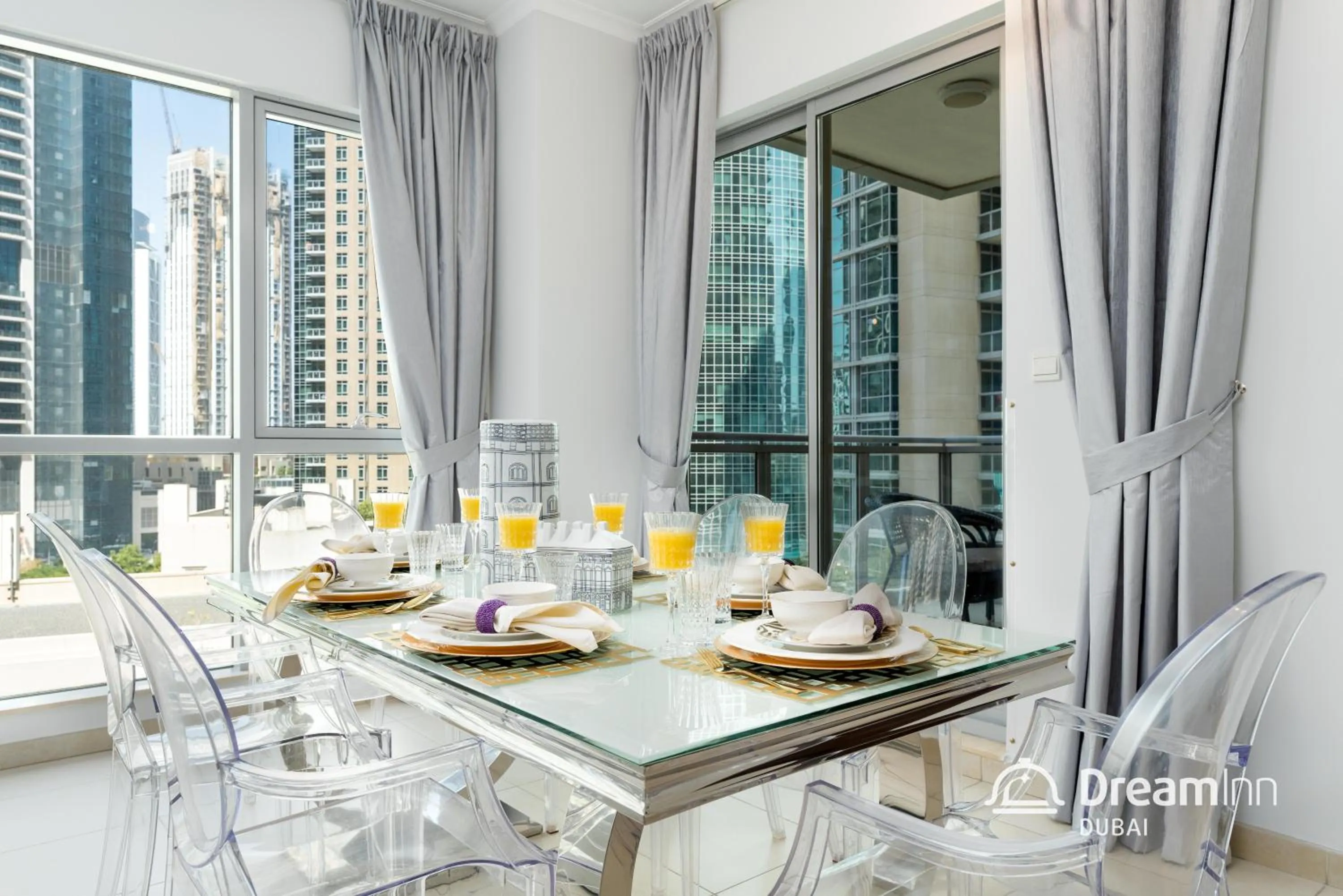 Dining area in Dream Inn Apartments - Burj Residences Burj Khalifa View