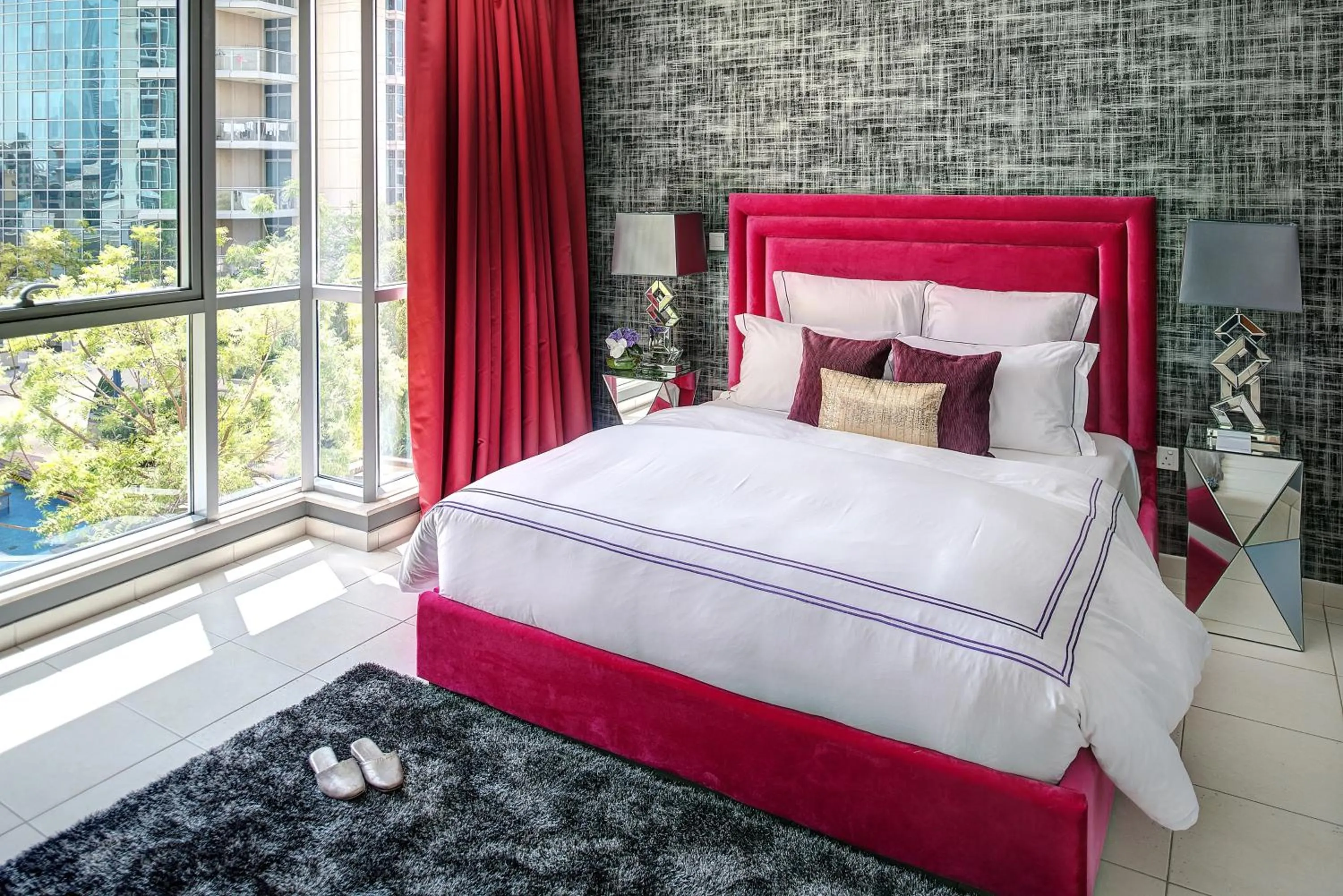 Bedroom, Bed in Dream Inn Apartments - Burj Residences Burj Khalifa View