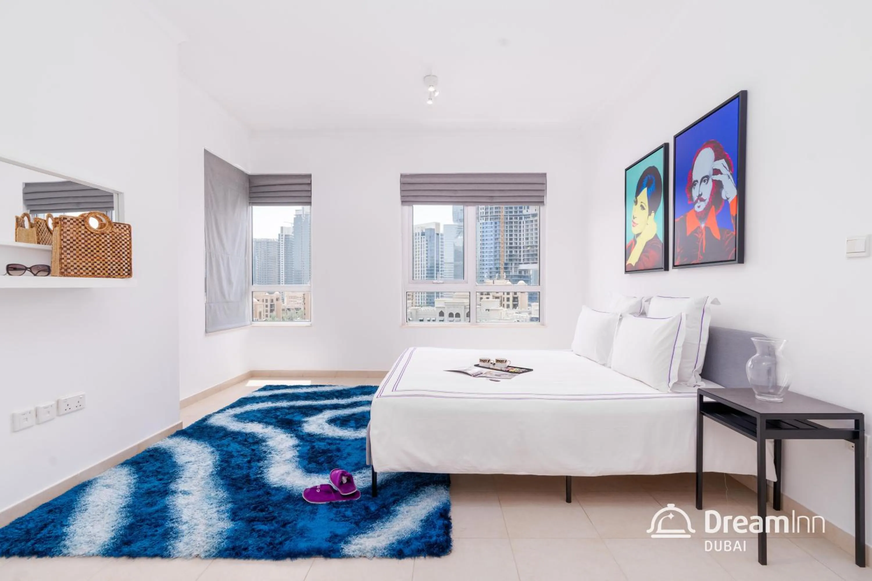 Bedroom, Bed in Dream Inn Apartments - Burj Residences Burj Khalifa View