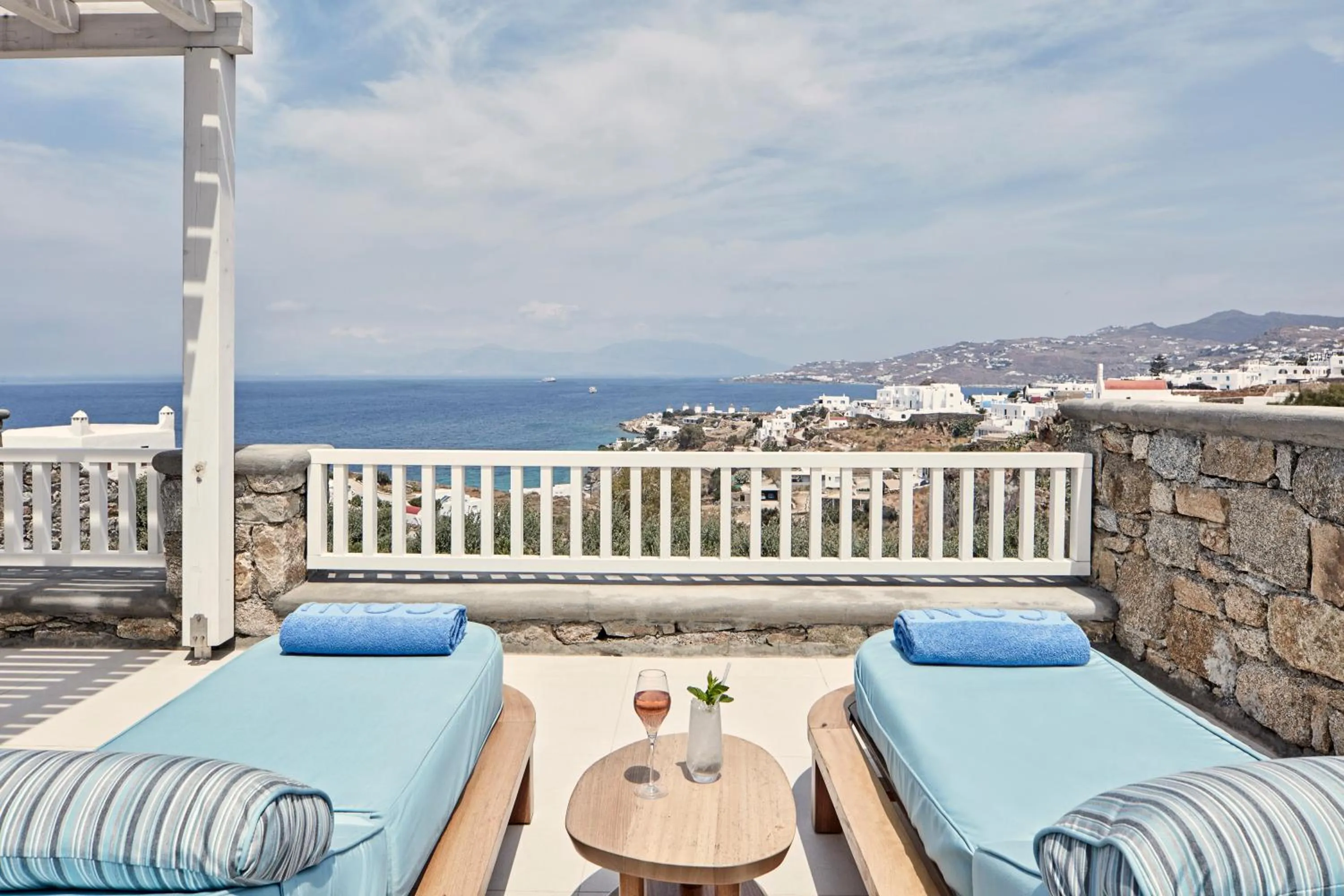Balcony/Terrace in Myconian Kyma, a Member of Design Hotels