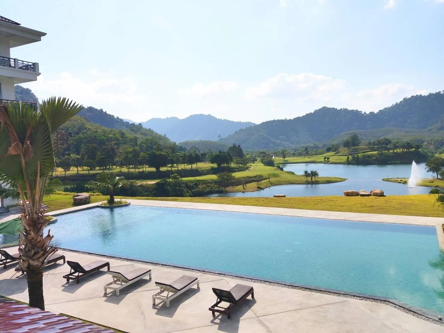 Pool view in Katathong Golf Resort & Spa