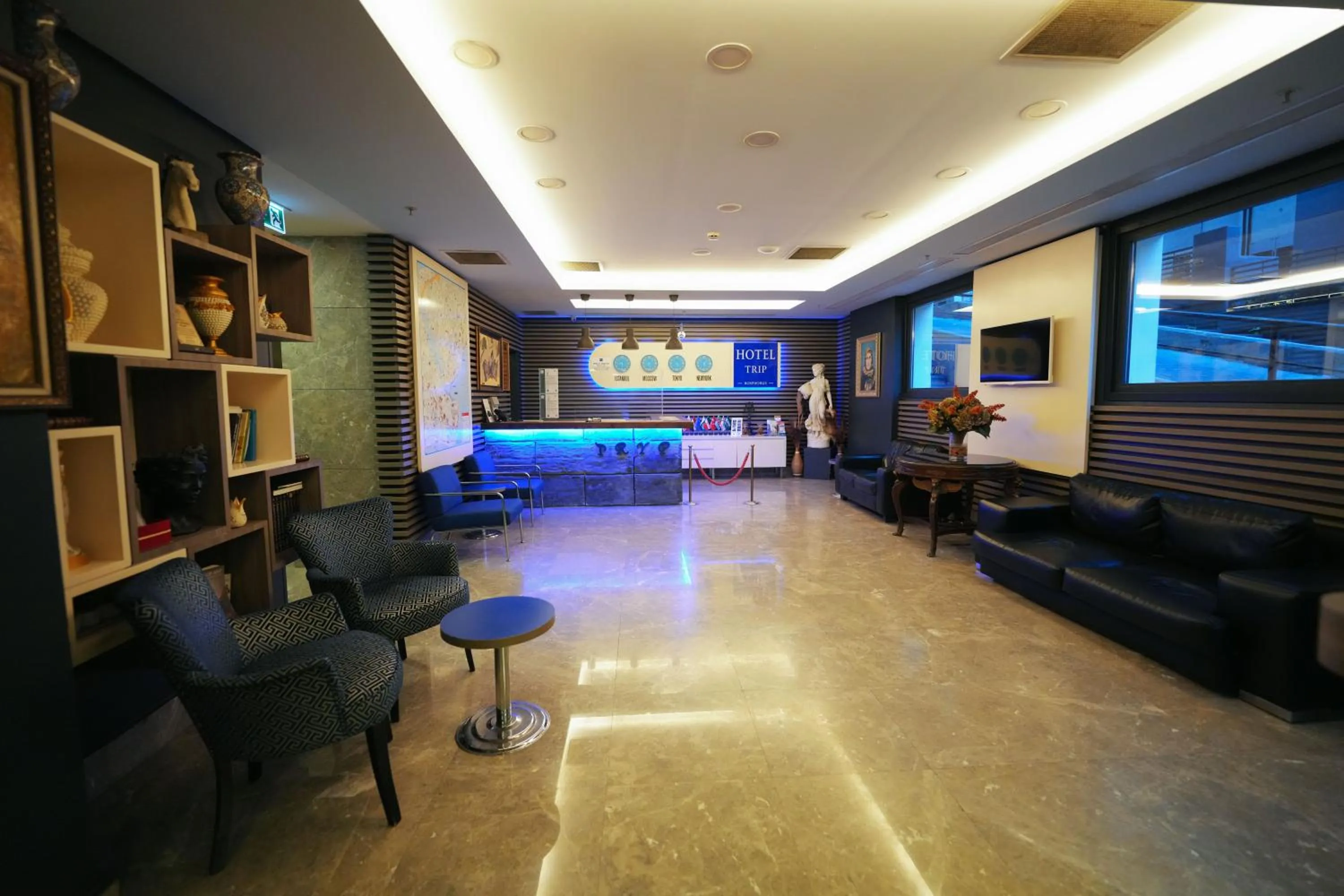 Seating area in Trip Bosphorus Taksim Hotel