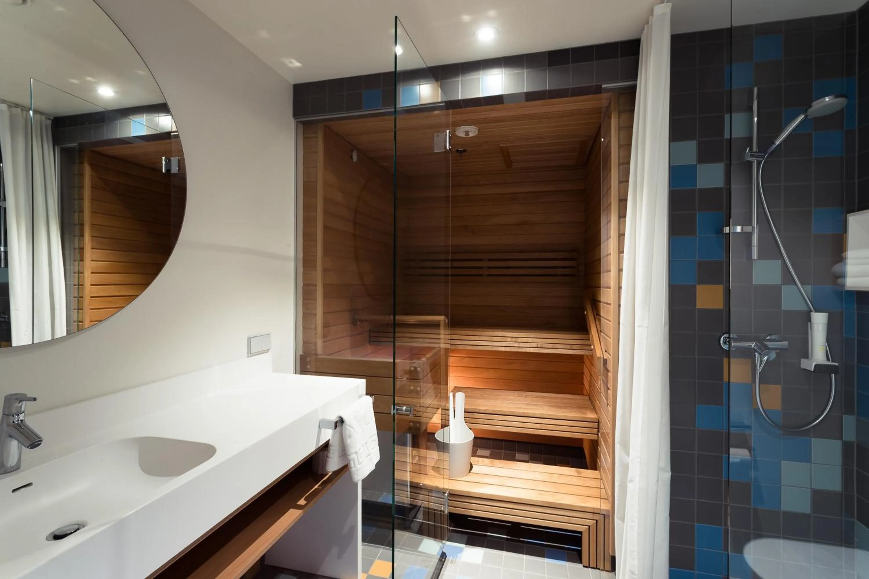 Sauna in Hotel Sophia by Tartuhotels