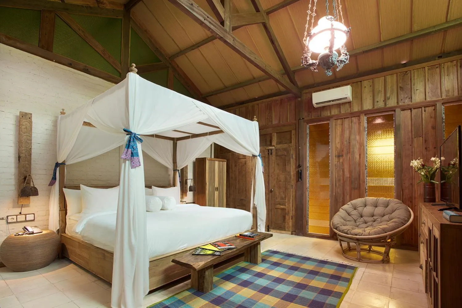 Bed in Desa Alamanis Resort Villa