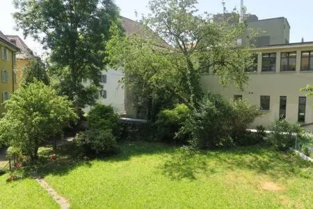 Inner courtyard view in Zurich Furnished Apartments