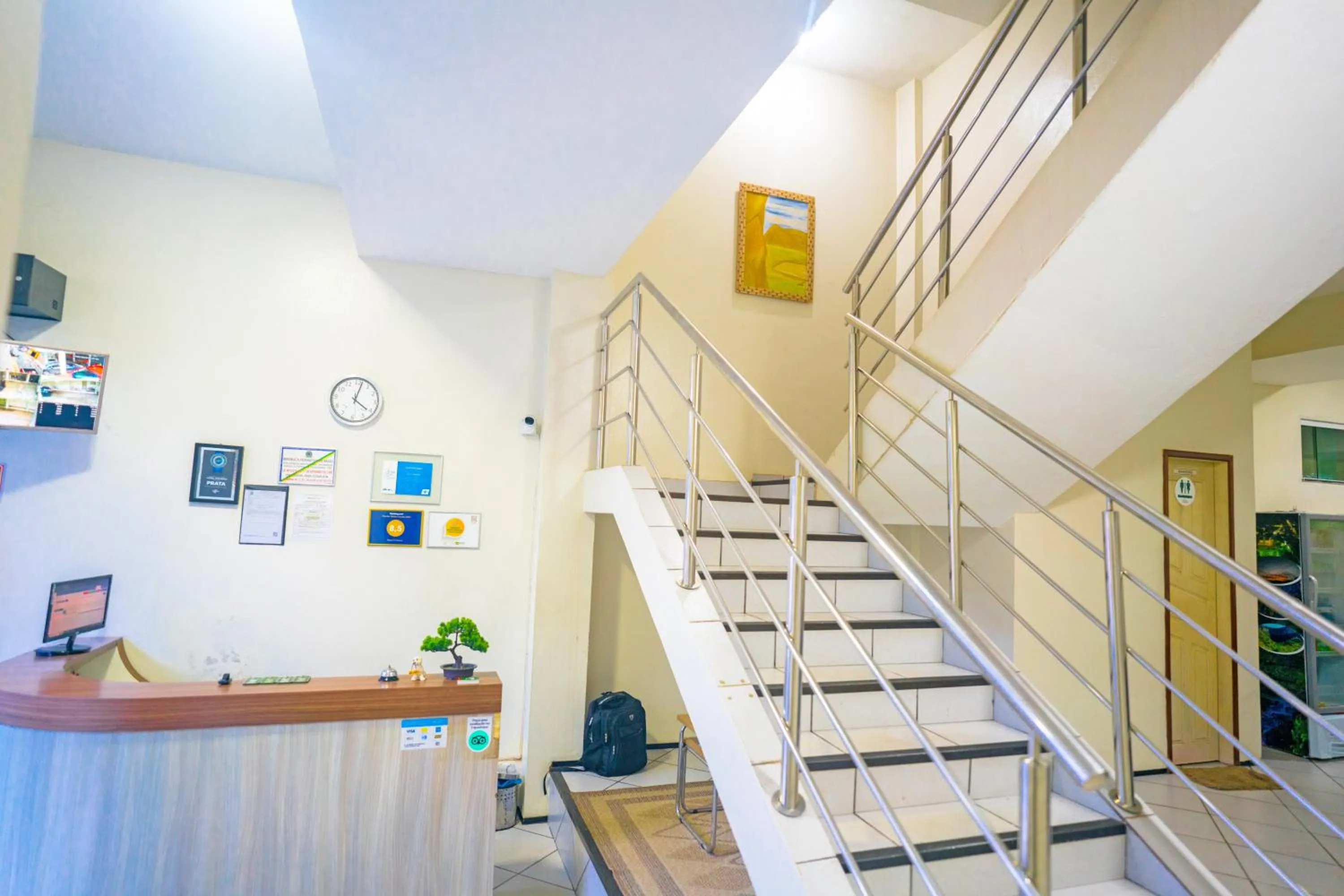 Lobby or reception in Hotel Pinheiro