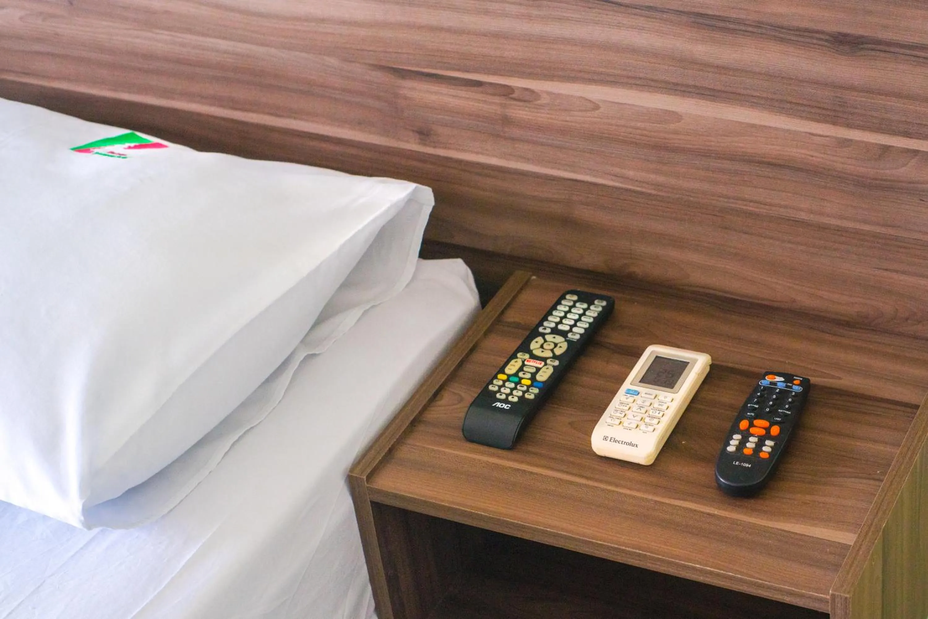 Bed in Hotel Pinheiro