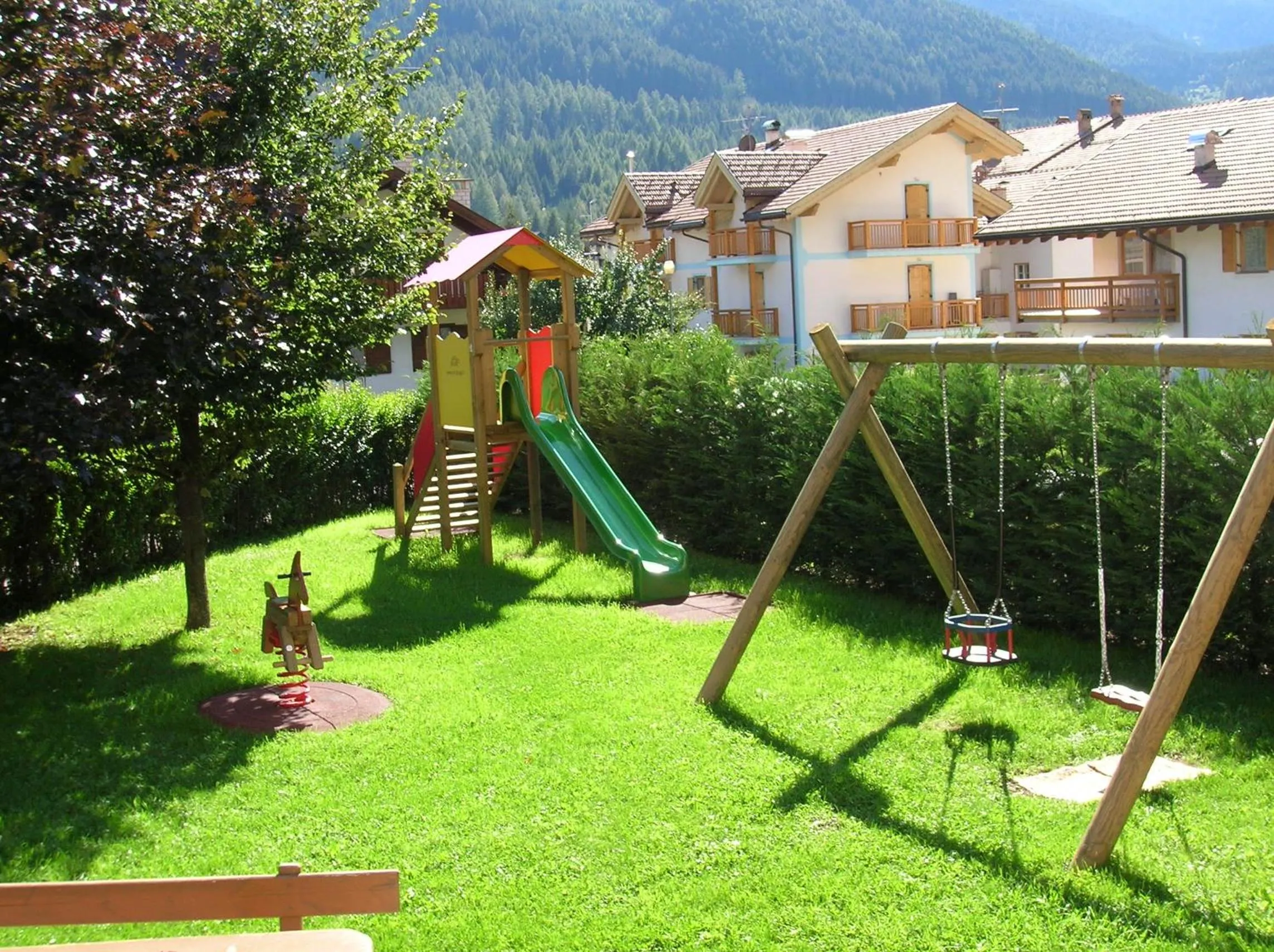 Children play ground in Hotel Genzianella