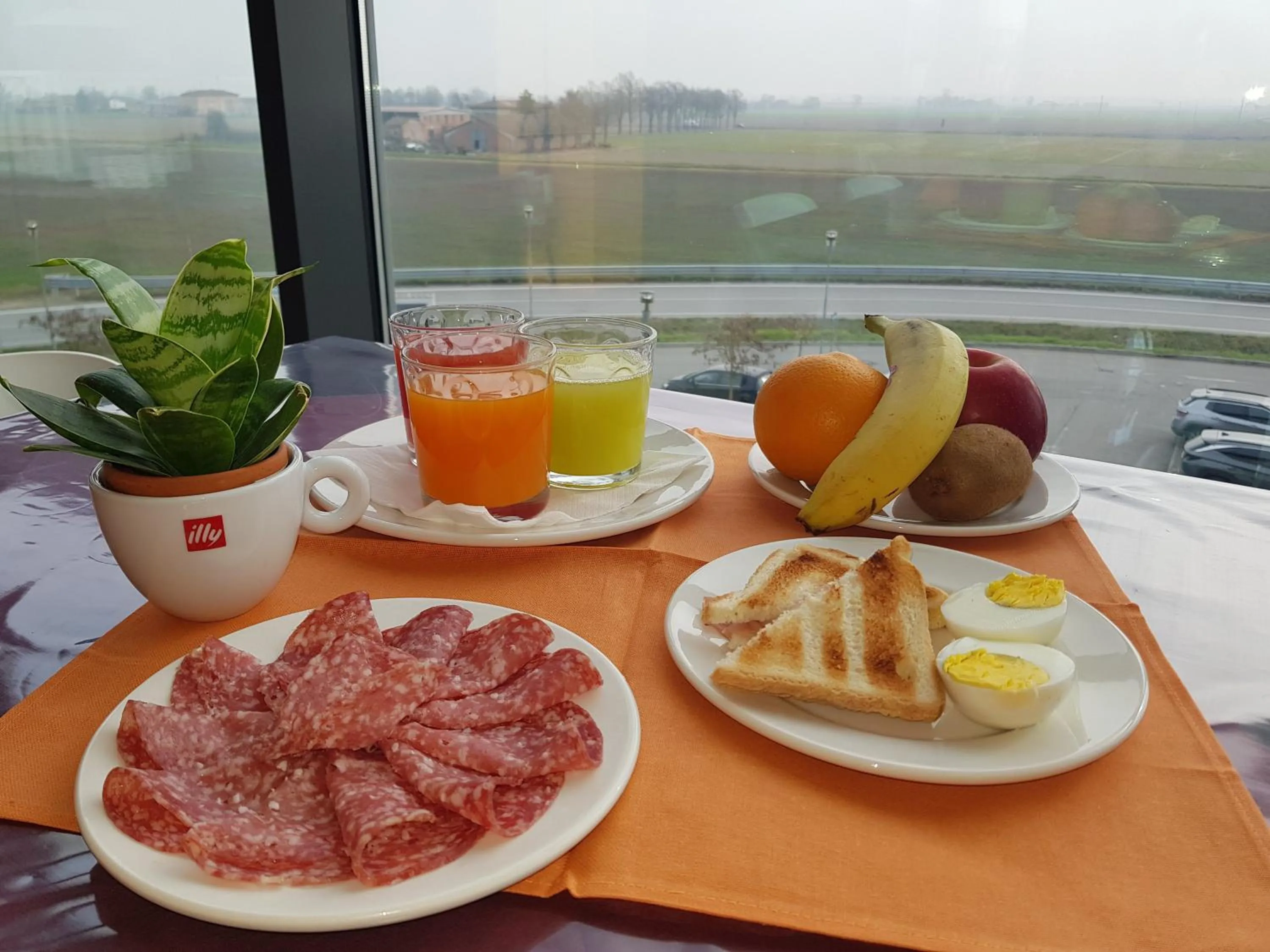 Breakfast in Hotel Padus Meublè Parma